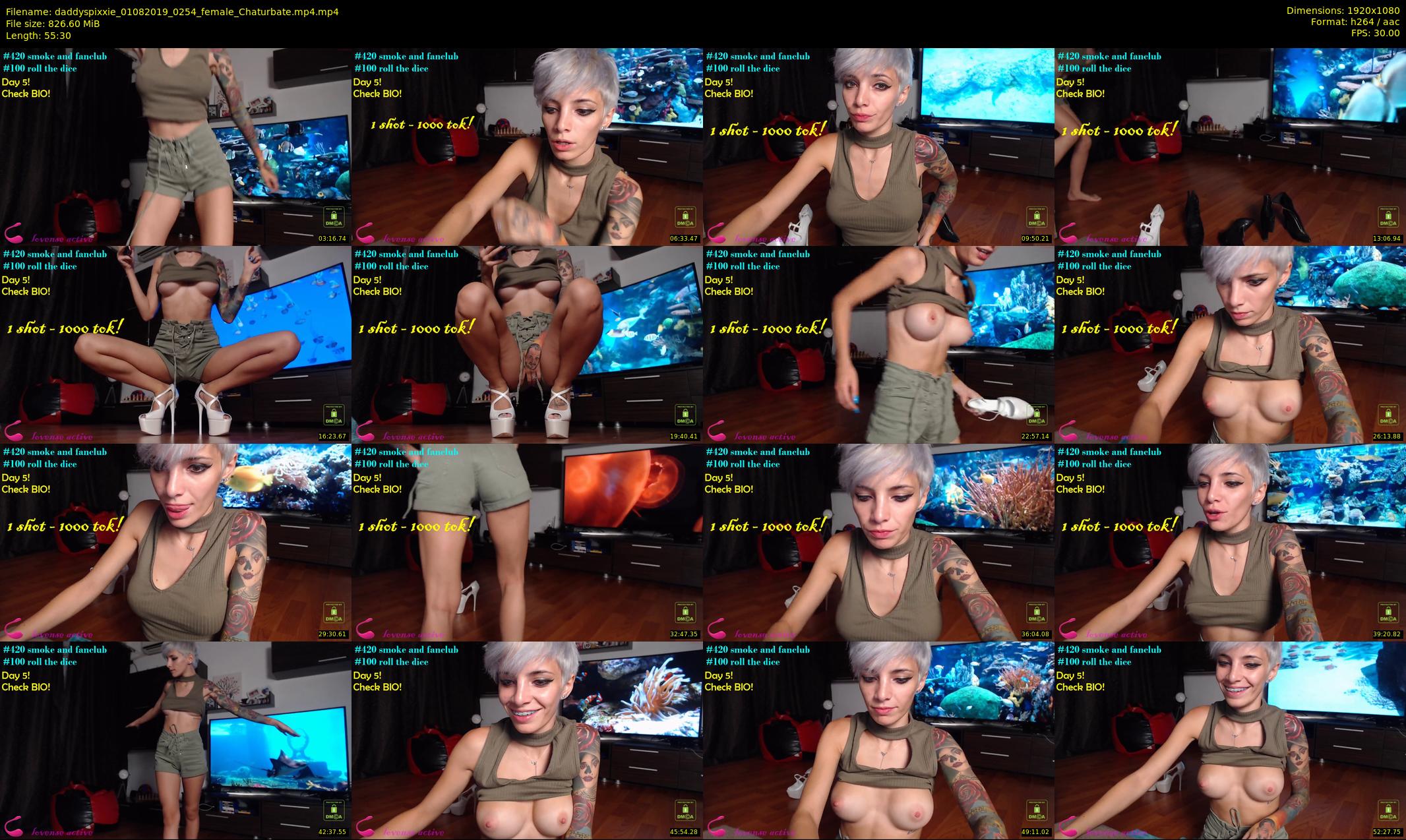 daddyspixxie — 56 minute Chaturbate female cam show recording, 1080p, Aug 1, 2019