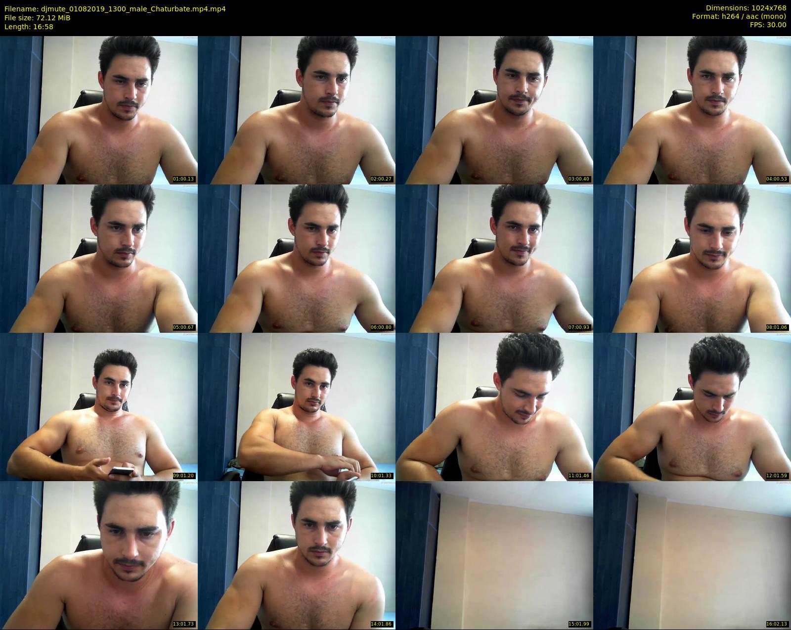 djmute — 17 minute Chaturbate male cam show recording, 720p, Aug 1, 2019