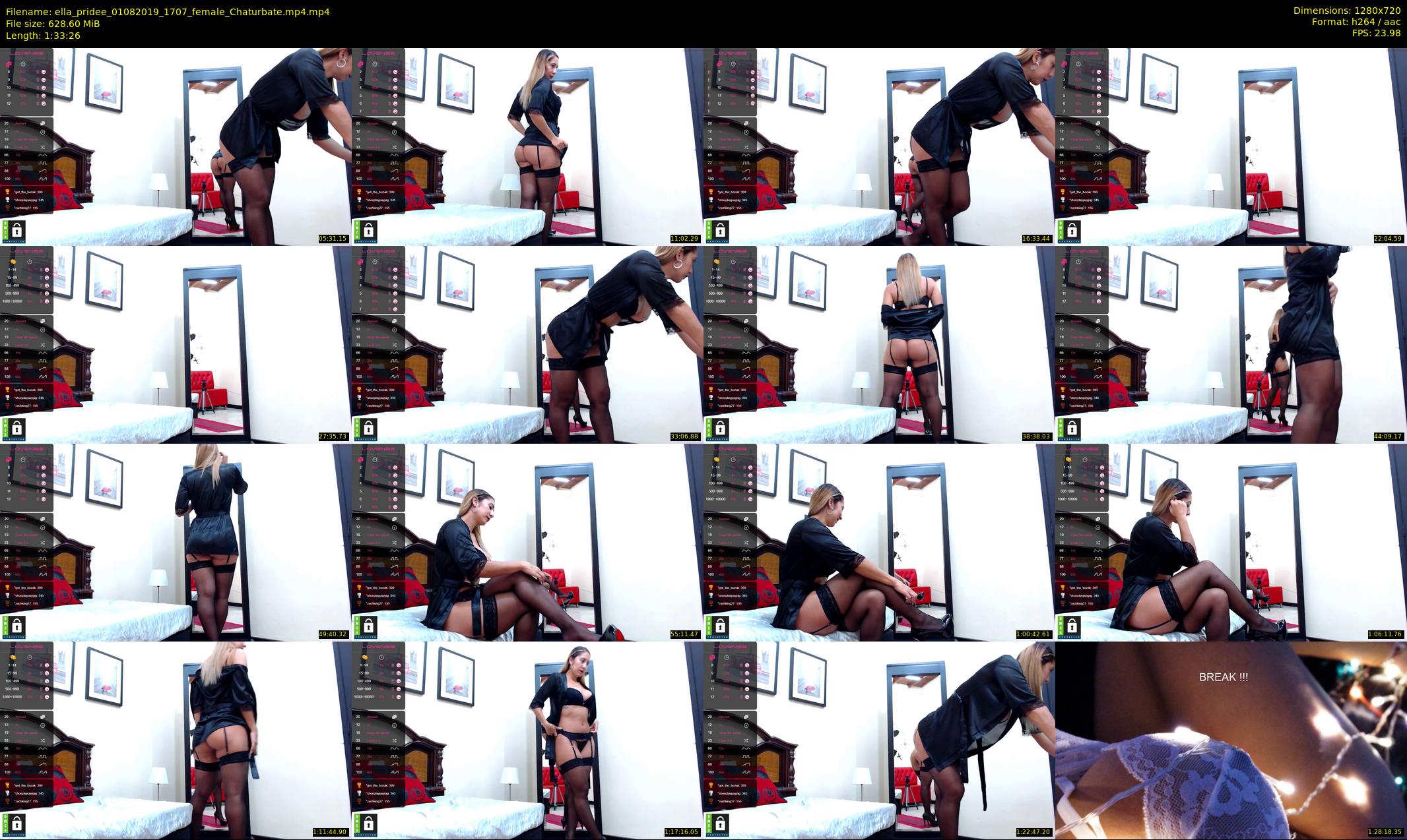 ella_pridee — 94 minute Chaturbate female cam show recording, 720p, Aug 1, 2019