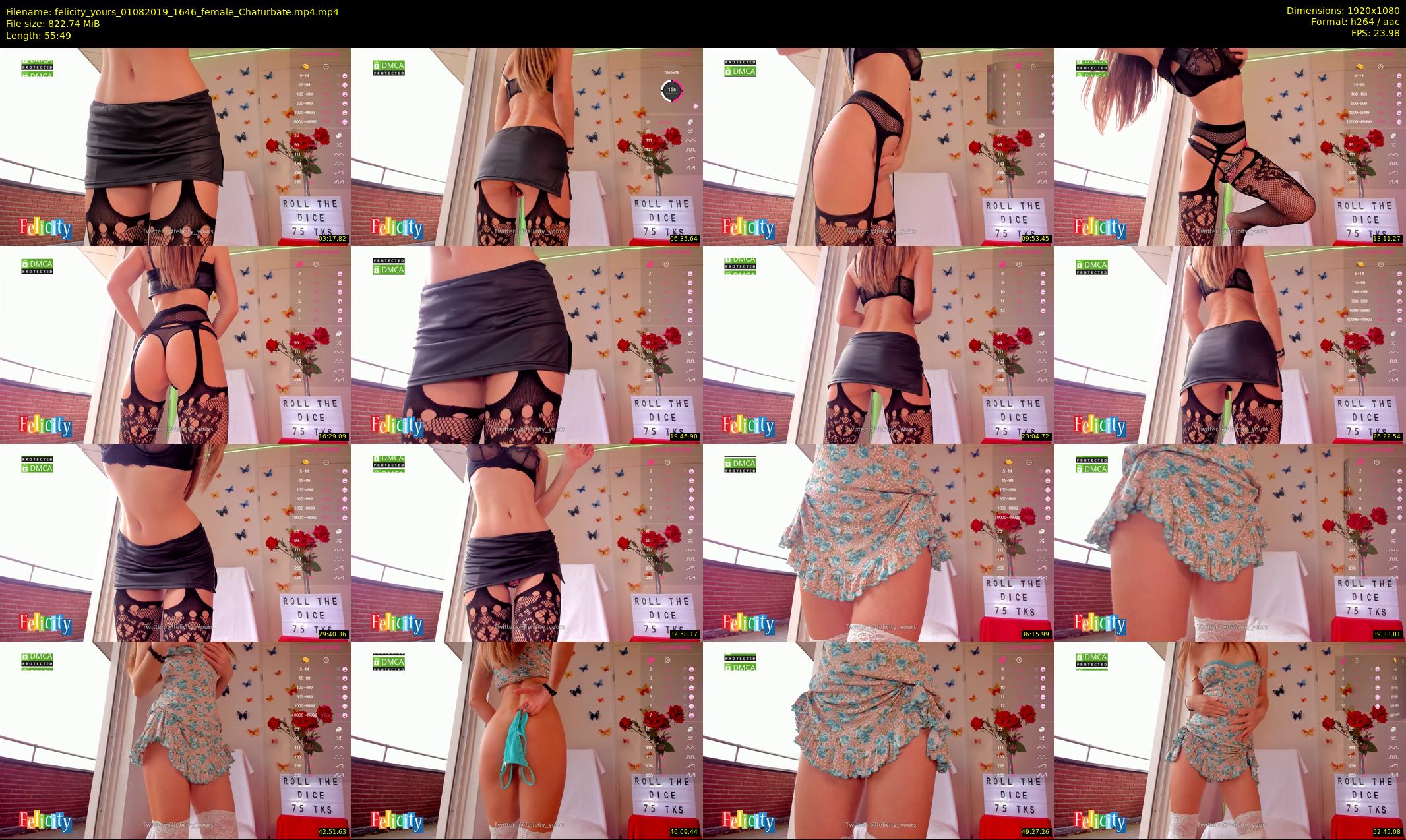 felicity_yours — 56 minute Chaturbate female cam show recording, 1080p, Aug 1, 2019