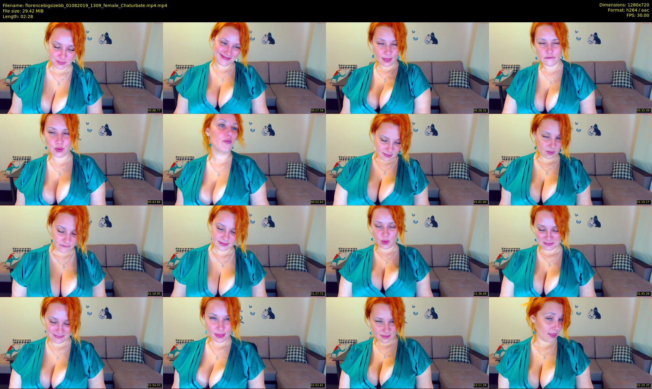 florencebigsizebb — 3 minute Chaturbate female cam show recording, 720p, Aug 1, 2019