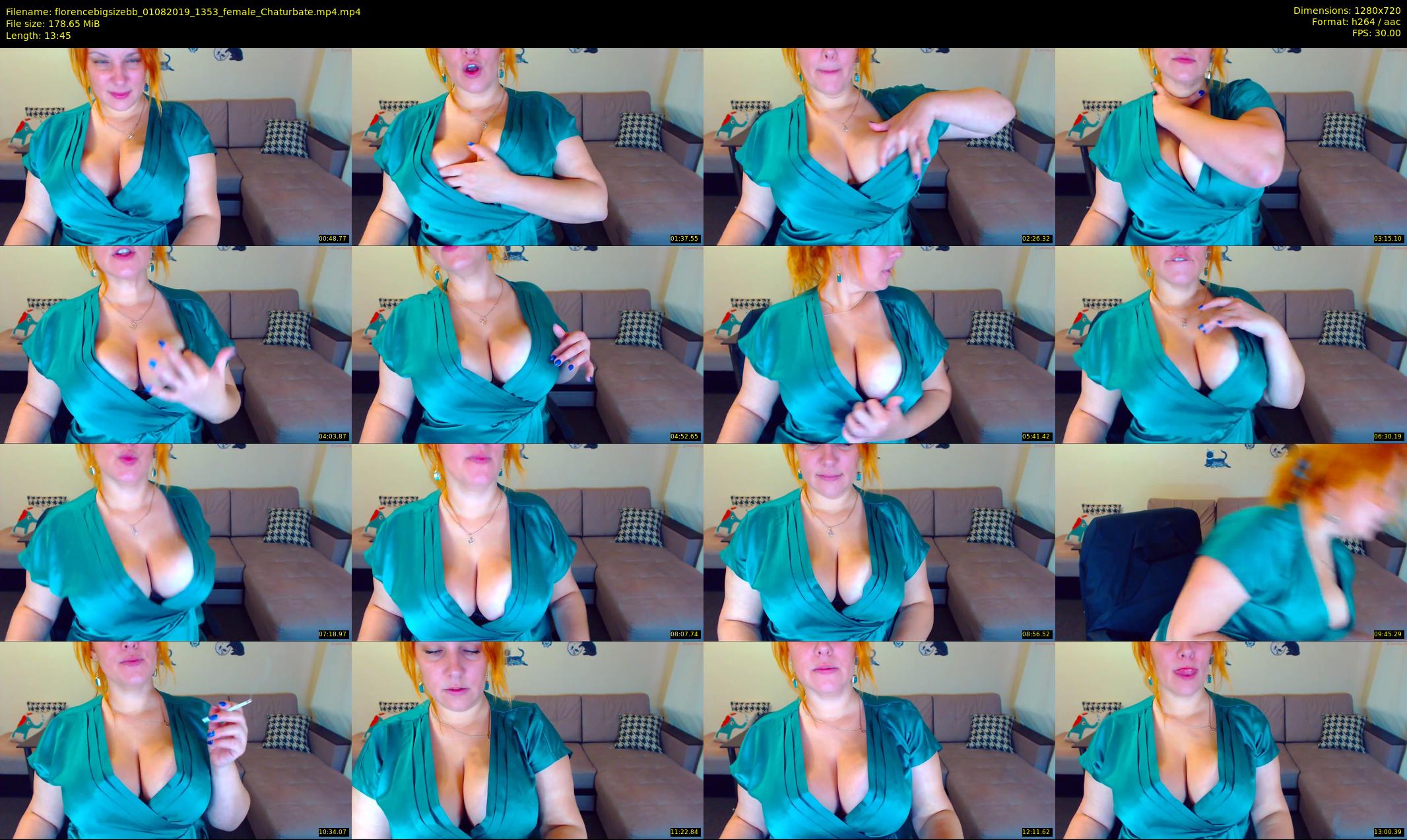 florencebigsizebb — 14 minute Chaturbate female cam show recording, 720p, Aug 1, 2019
