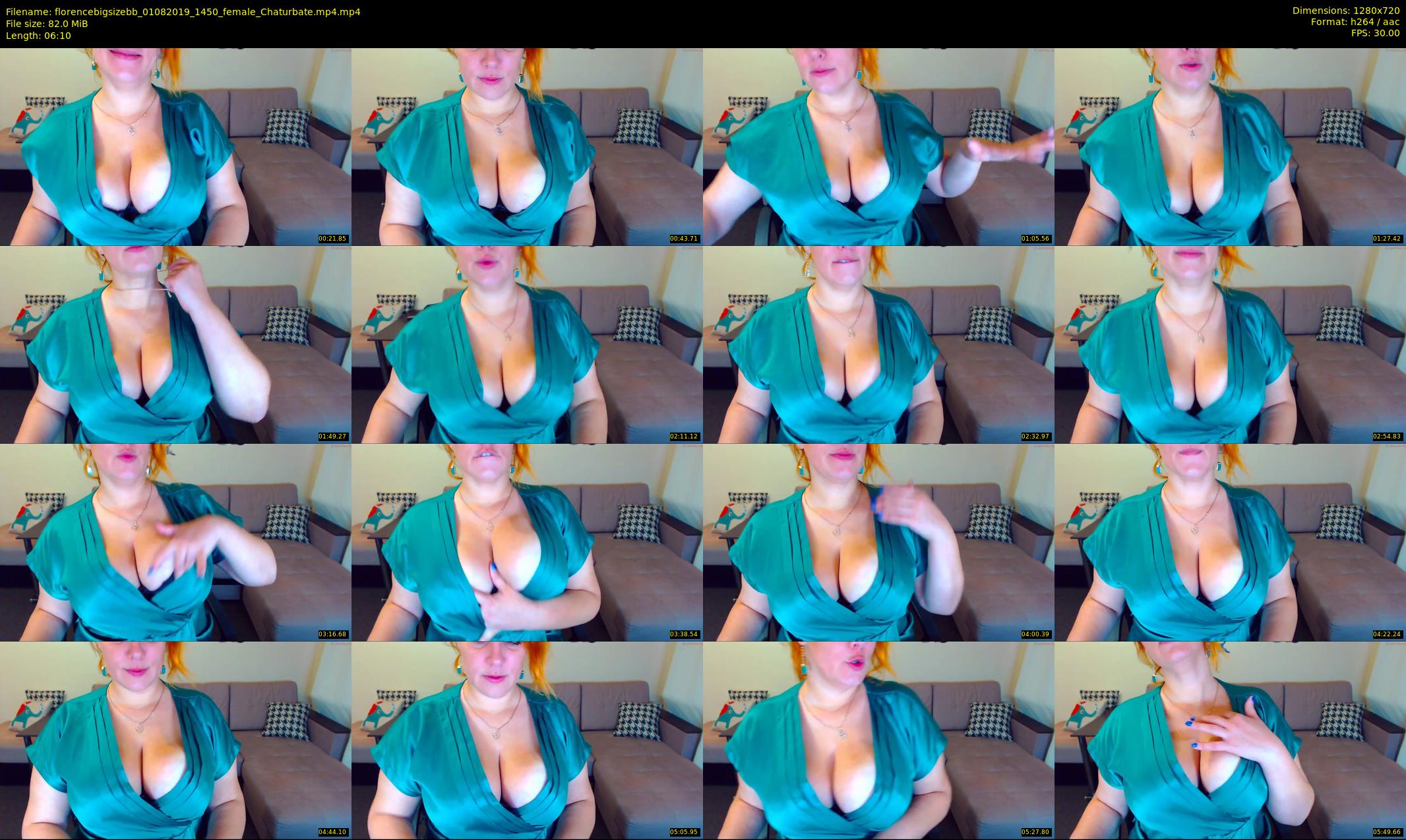 florencebigsizebb — 7 minute Chaturbate female cam show recording, 720p, Aug 1, 2019