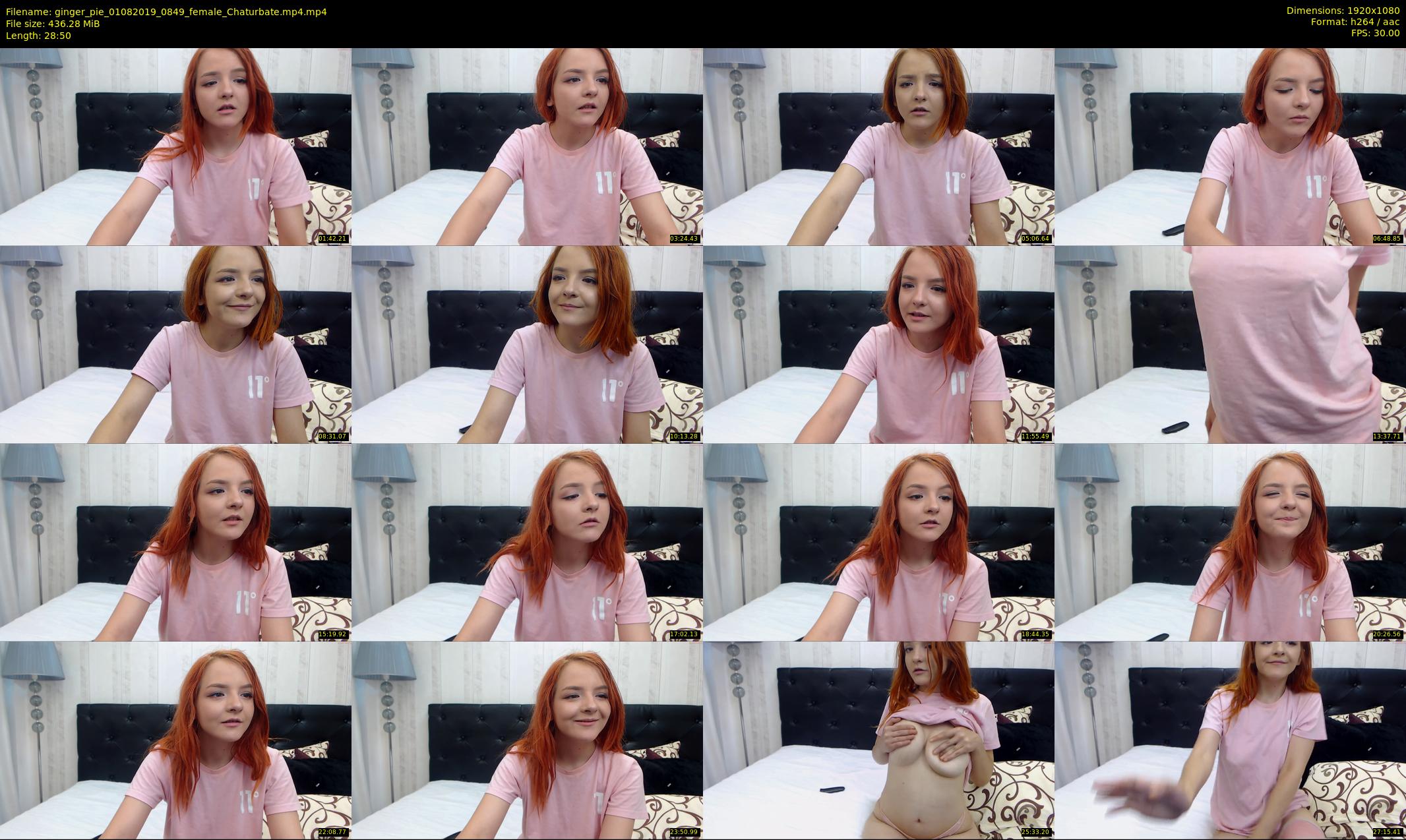 ginger_pie — 29 minute Chaturbate female cam show recording, 1080p, Aug 1, 2019