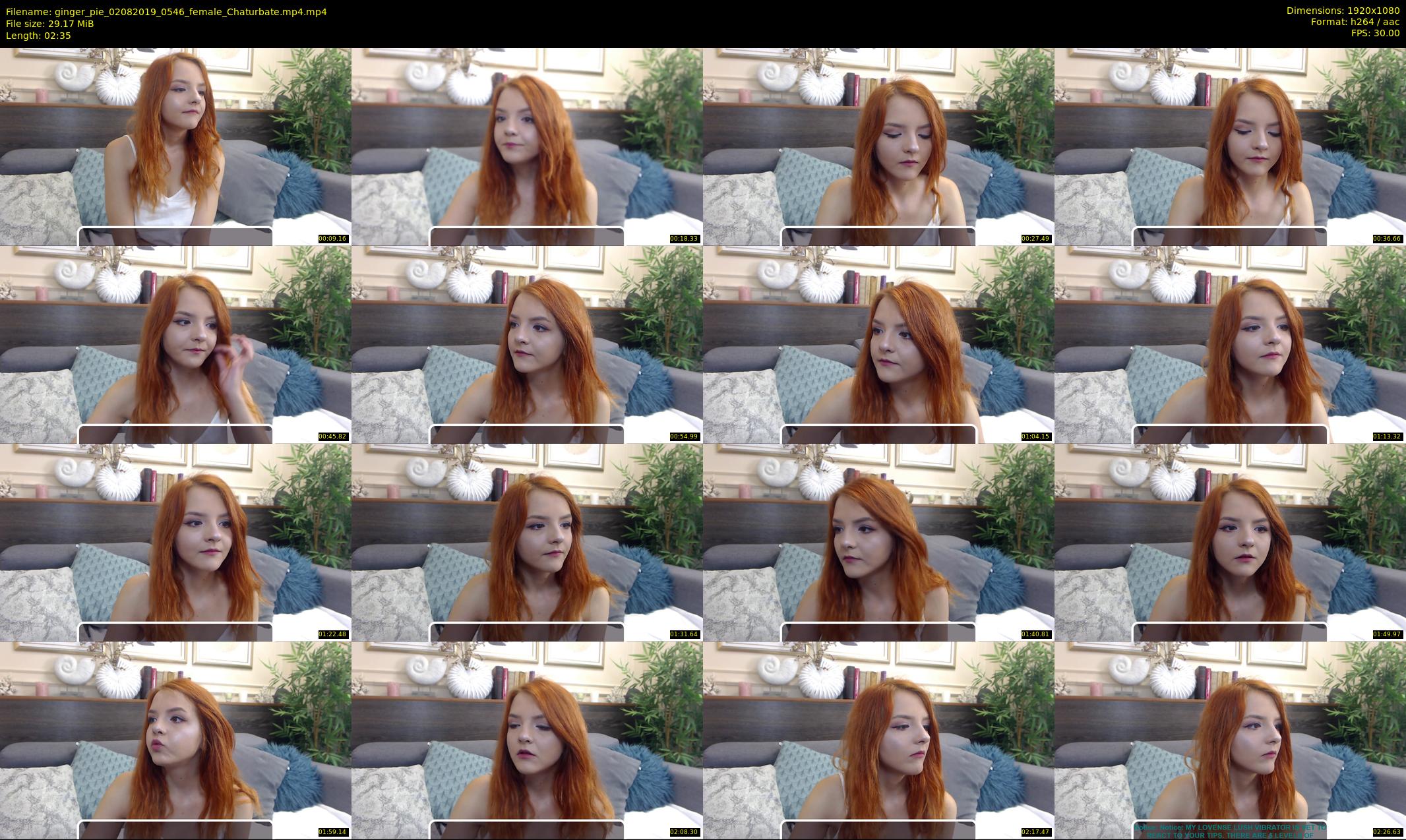 ginger_pie — 3 minute Chaturbate female cam show recording, 1080p, Aug 2, 2019