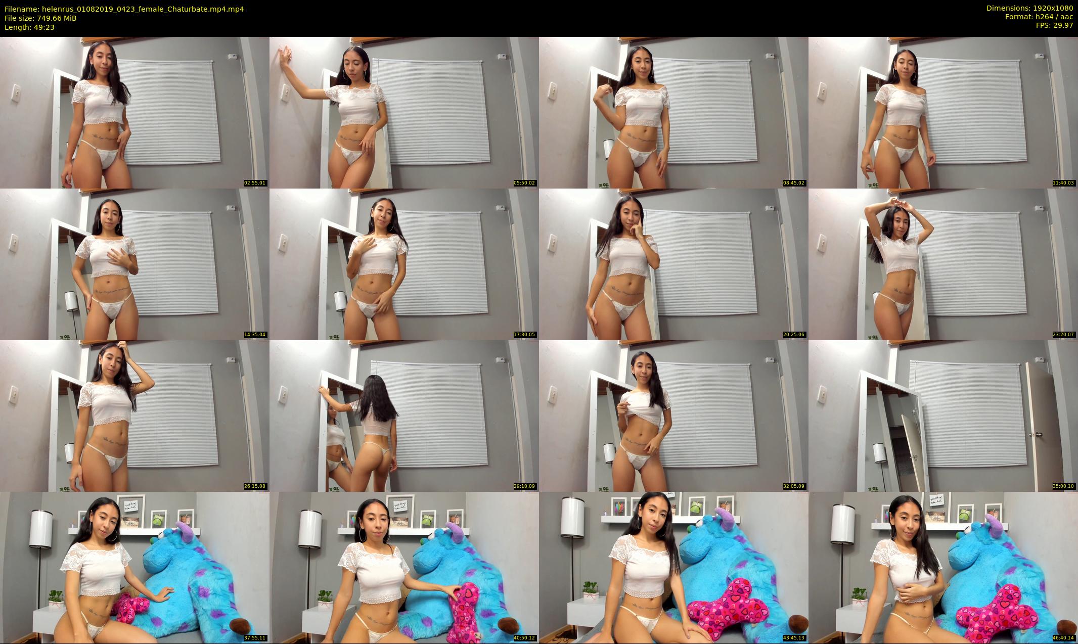 helenrus — 50 minute Chaturbate female cam show recording, 1080p, Aug 1, 2019