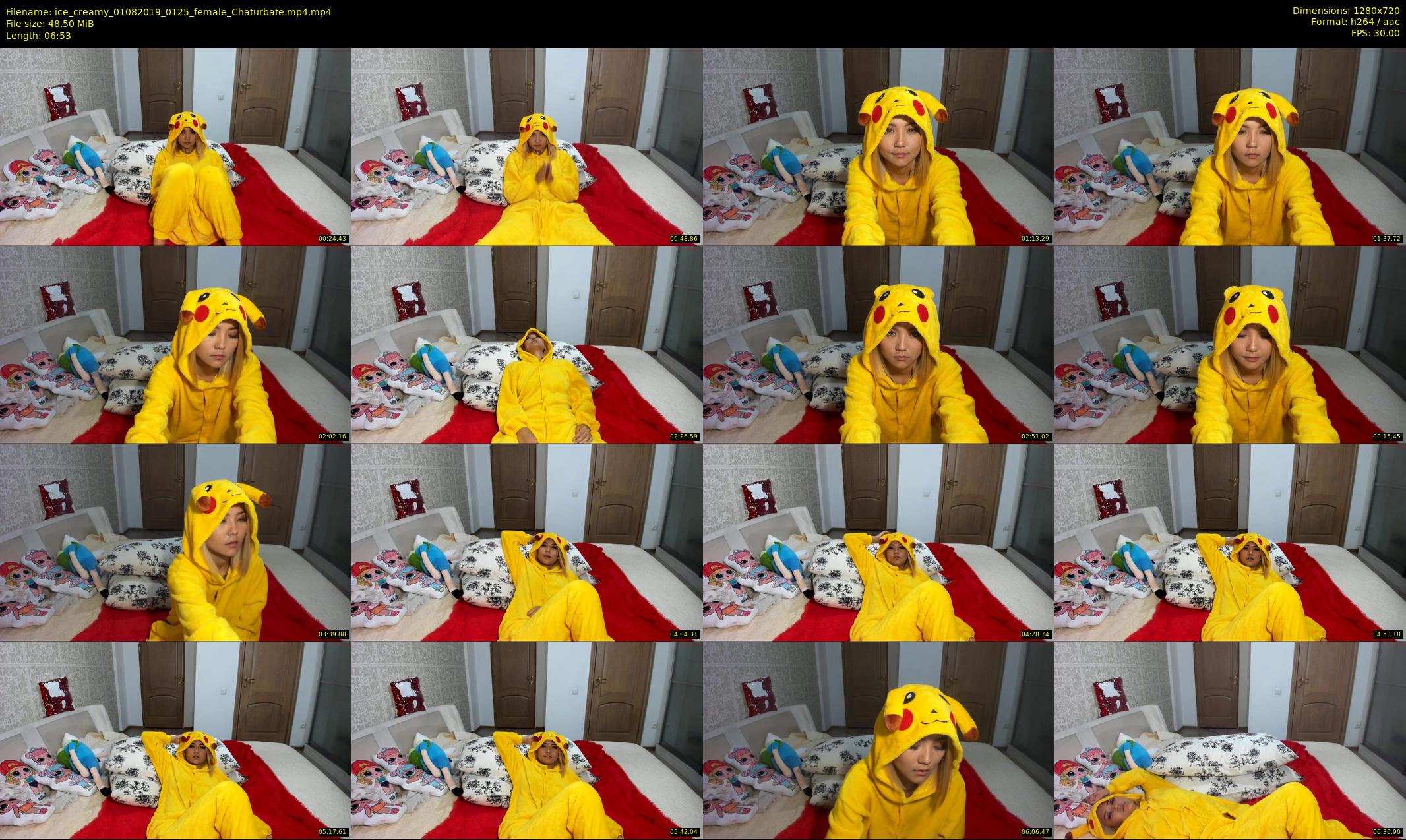 ice_creamy — 7 minute Chaturbate female cam show recording, 720p, Aug 1, 2019