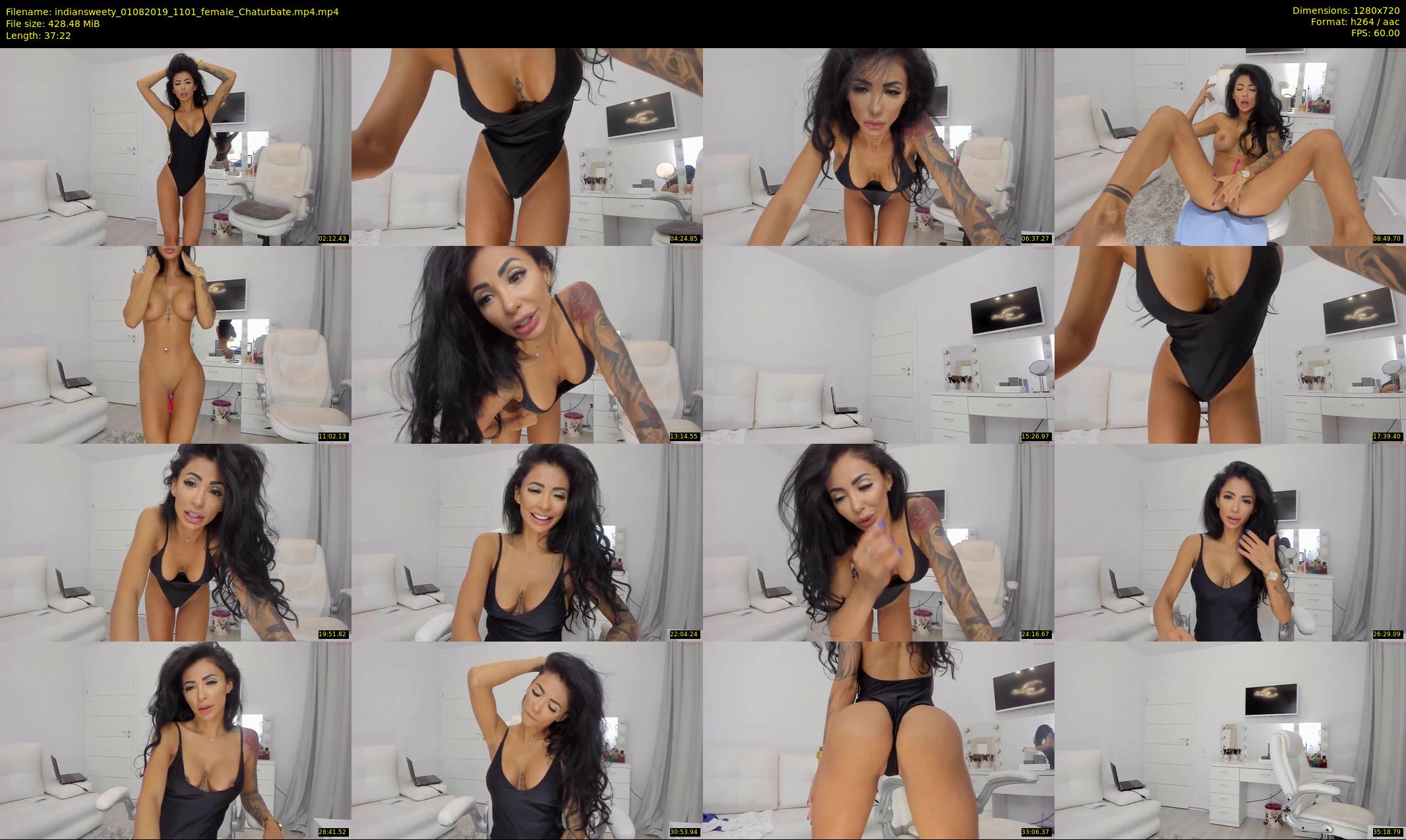 indiansweety — 38 minute Chaturbate female cam show recording, 720p, Aug 1, 2019