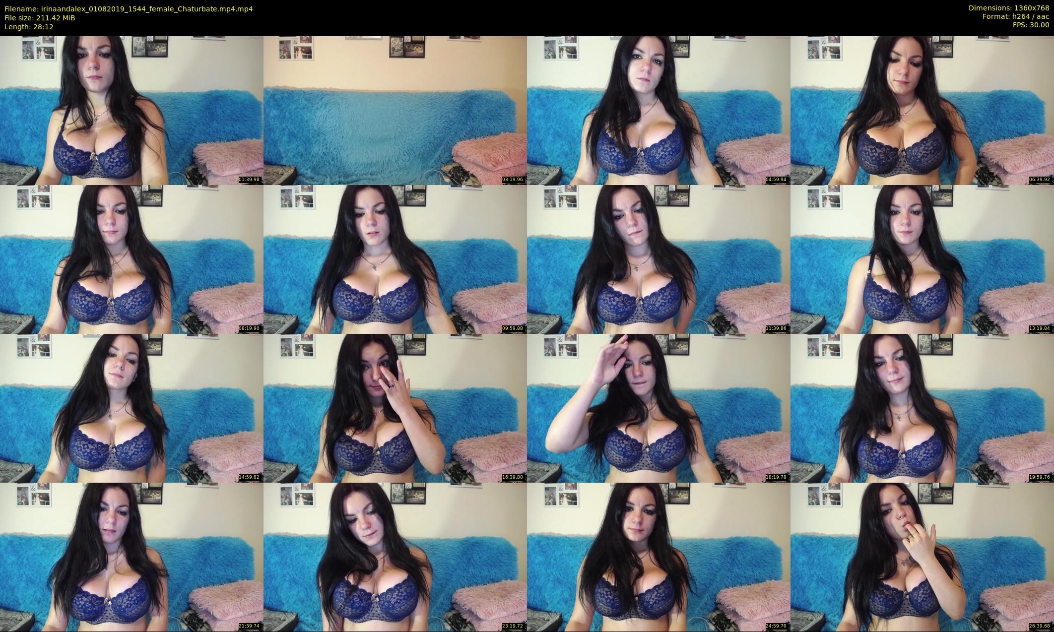 irinaandalex — 29 minute Chaturbate couple cam show recording, 720p, Aug 1, 2019