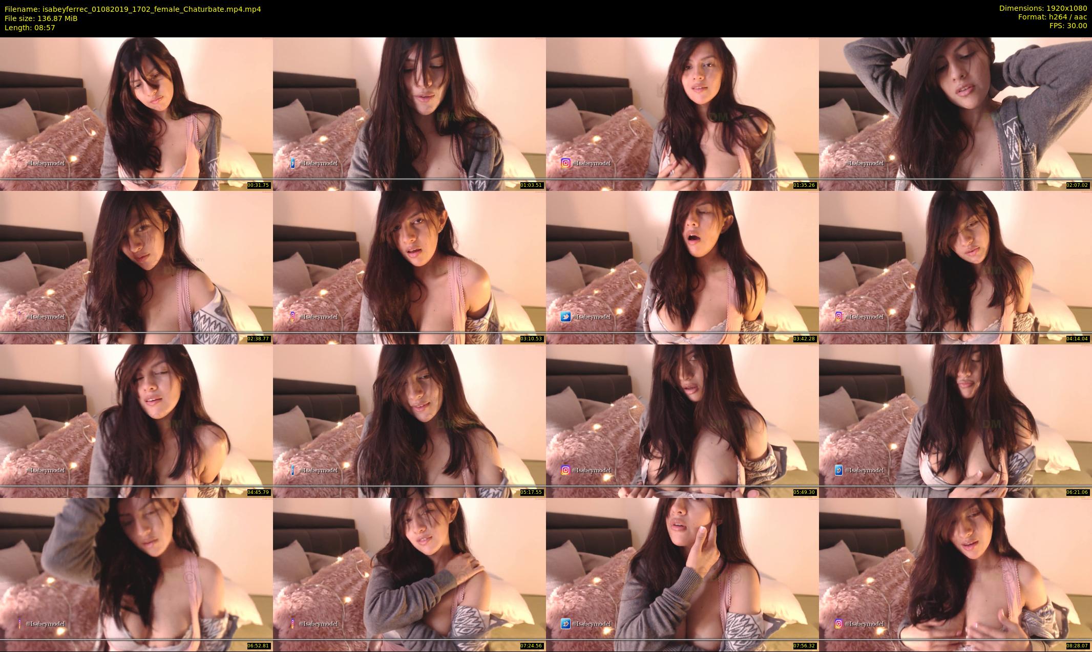isabeyferrec — 9 minute Chaturbate female cam show recording, 1080p, Aug 1, 2019