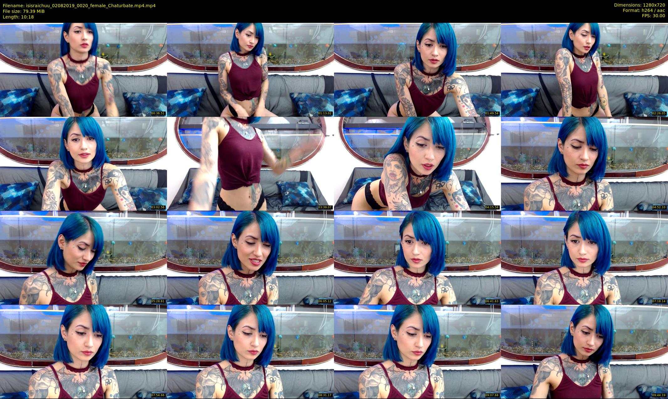 isisraichuu — 11 minute Chaturbate female cam show recording, 720p, Aug 2, 2019