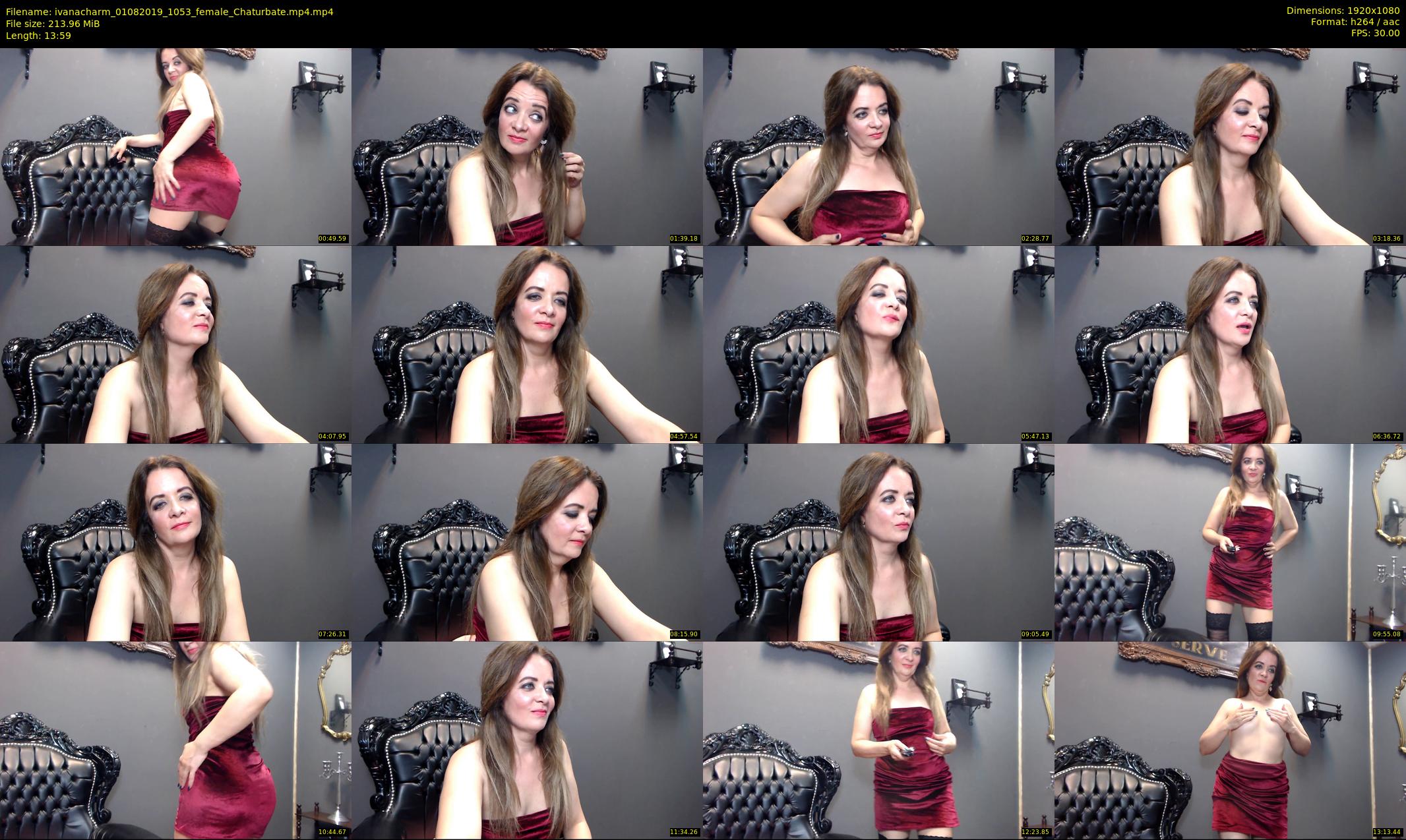 ivanacharm — 14 minute Chaturbate female cam show recording, 1080p, Aug 1, 2019