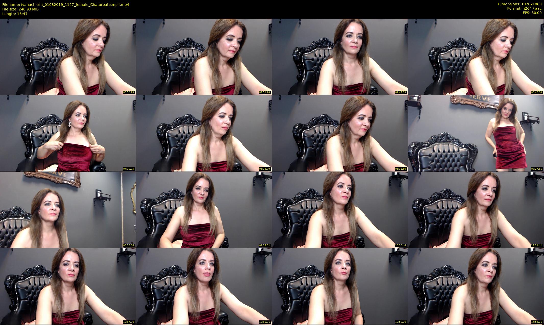 ivanacharm — 16 minute Chaturbate female cam show recording, 1080p, Aug 1, 2019