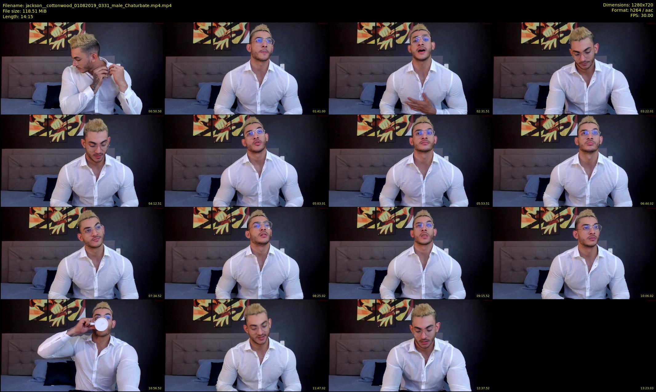 jackson__cottonwood — 15 minute Chaturbate male cam show recording, 720p, Aug 1, 2019