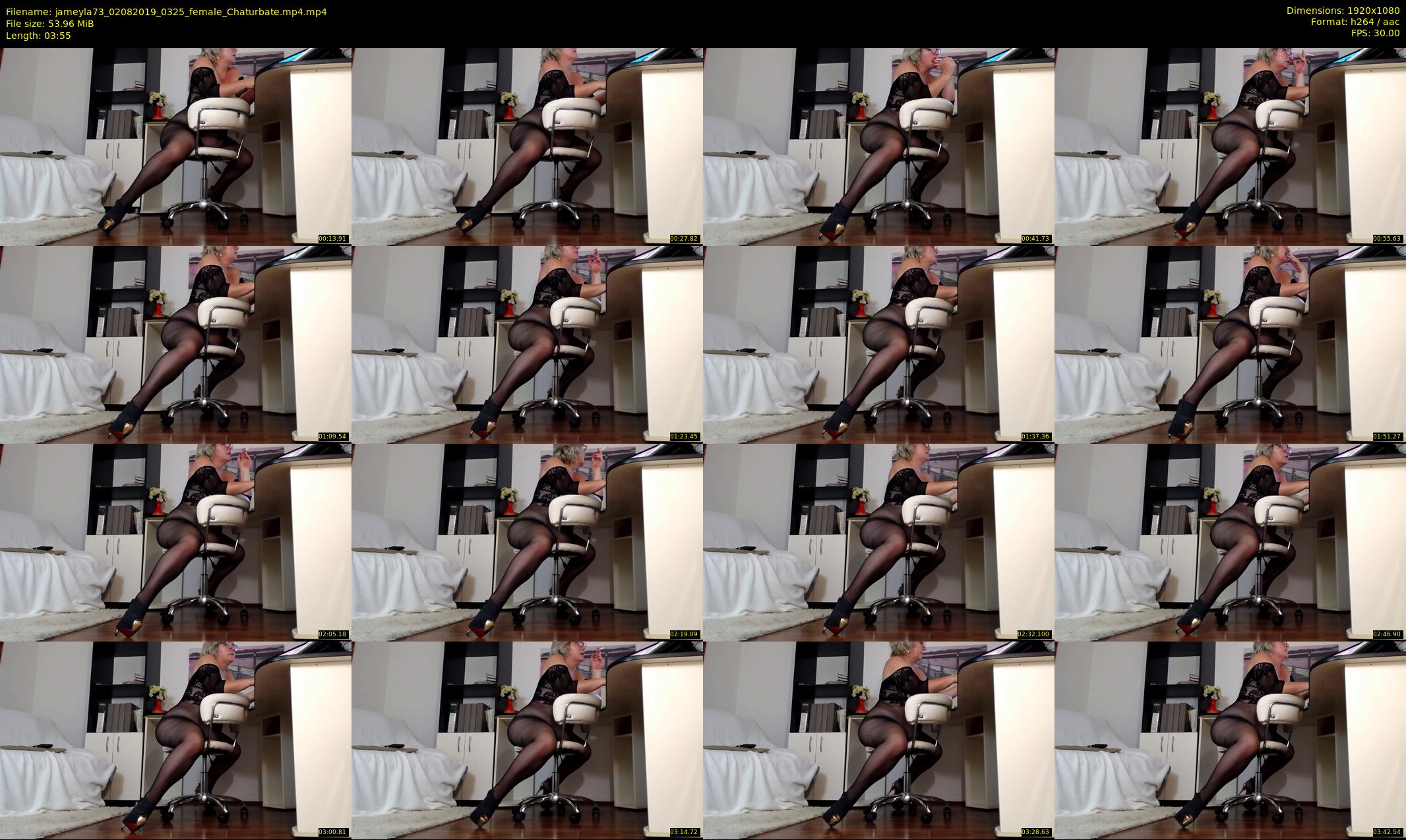 jameyla73 — 4 minute Chaturbate female cam show recording, 1080p, Aug 2, 2019