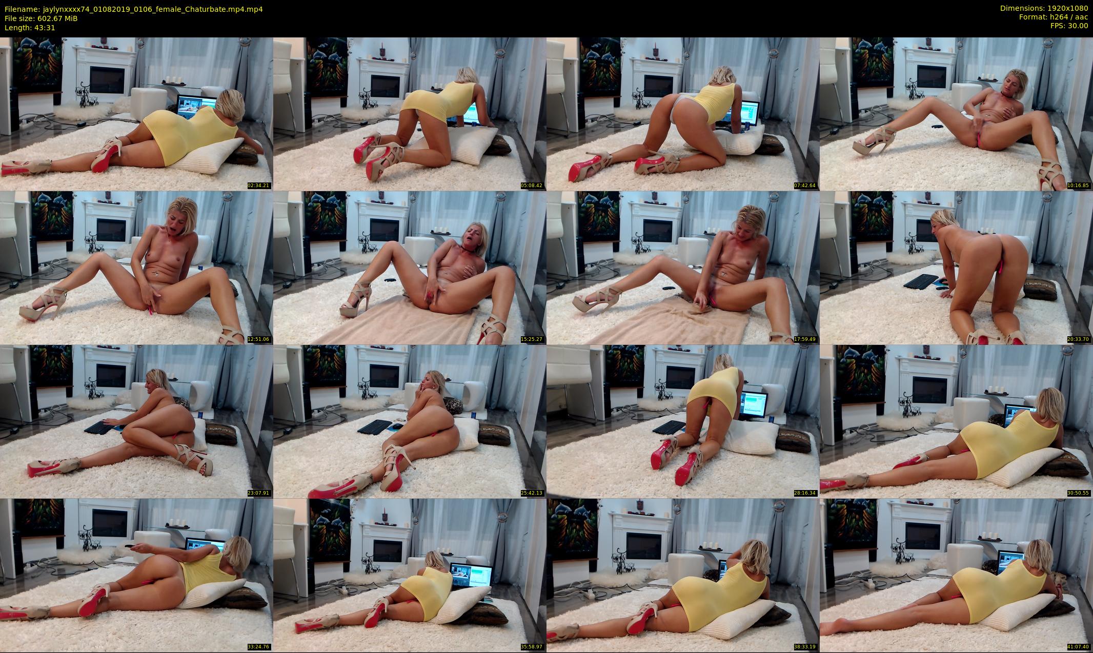 jaylynxxxx74 — 44 minute Chaturbate female cam show recording, 1080p, Aug 1, 2019