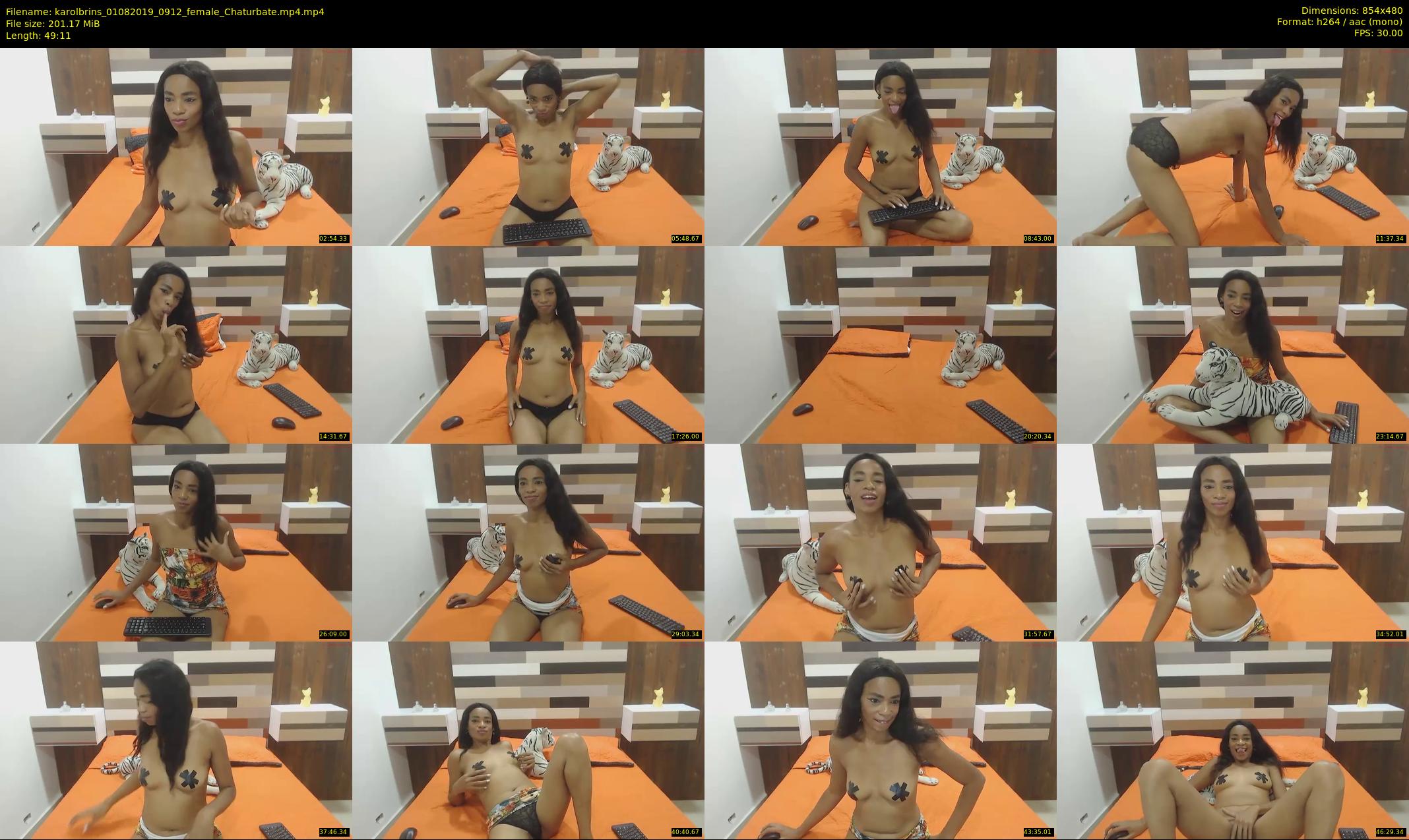 karolbrins — 50 minute Chaturbate female cam show recording, 480p, Aug 1, 2019