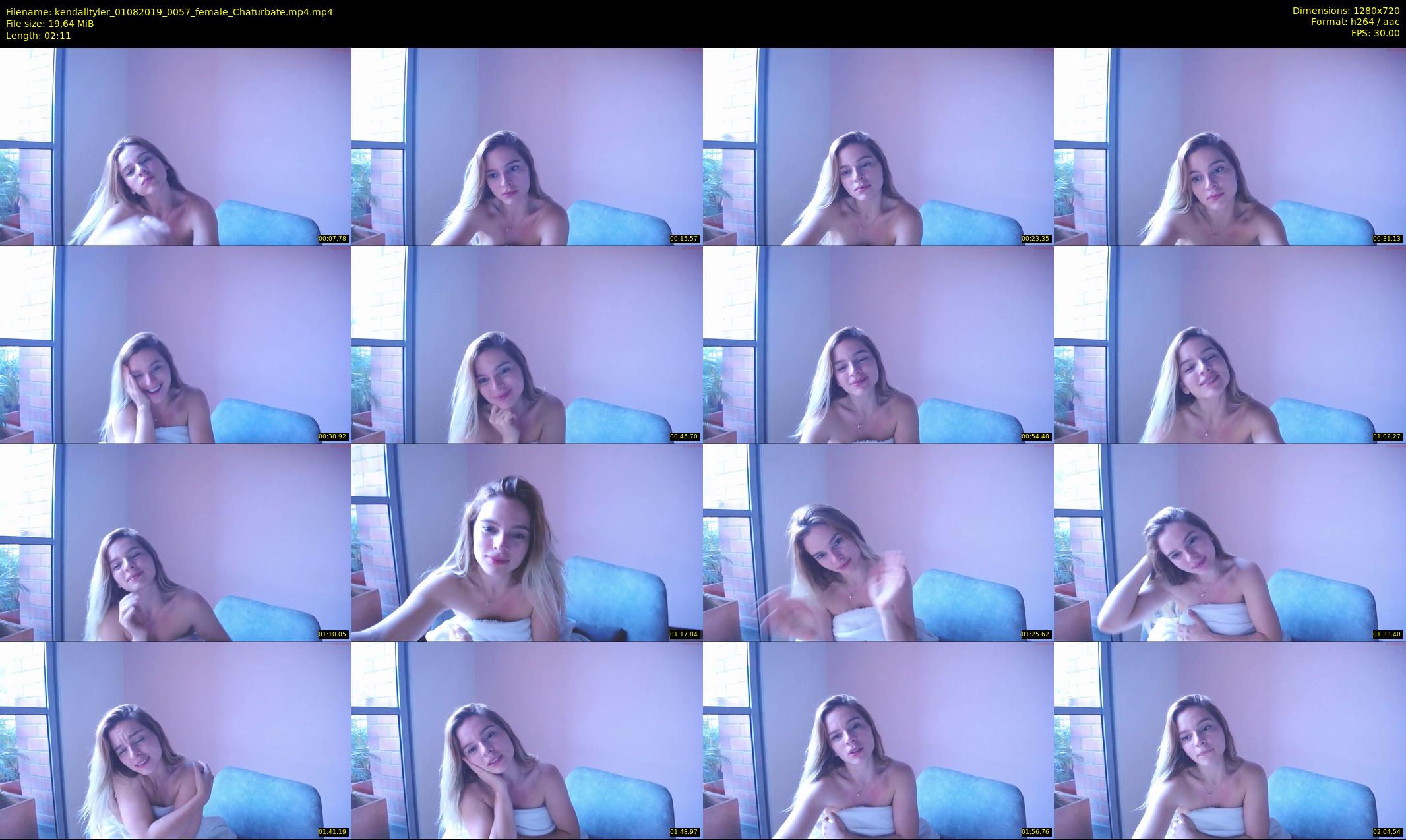 kendalltyler — 3 minute Chaturbate female cam show recording, 720p, Aug 1, 2019