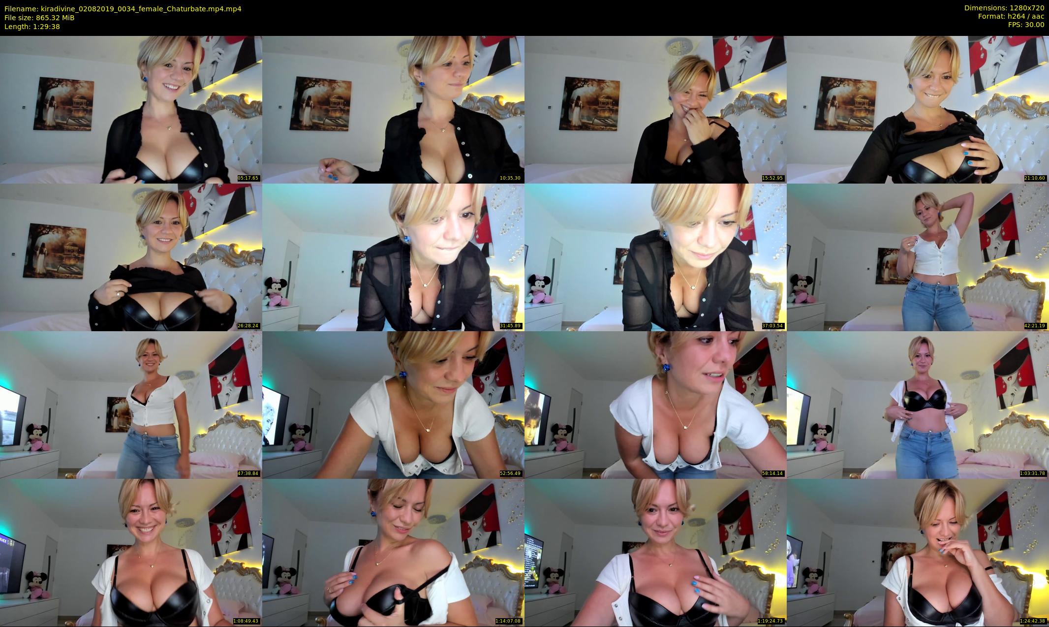 kiradivine — 90 minute Chaturbate female cam show recording, 720p, Aug 2, 2019