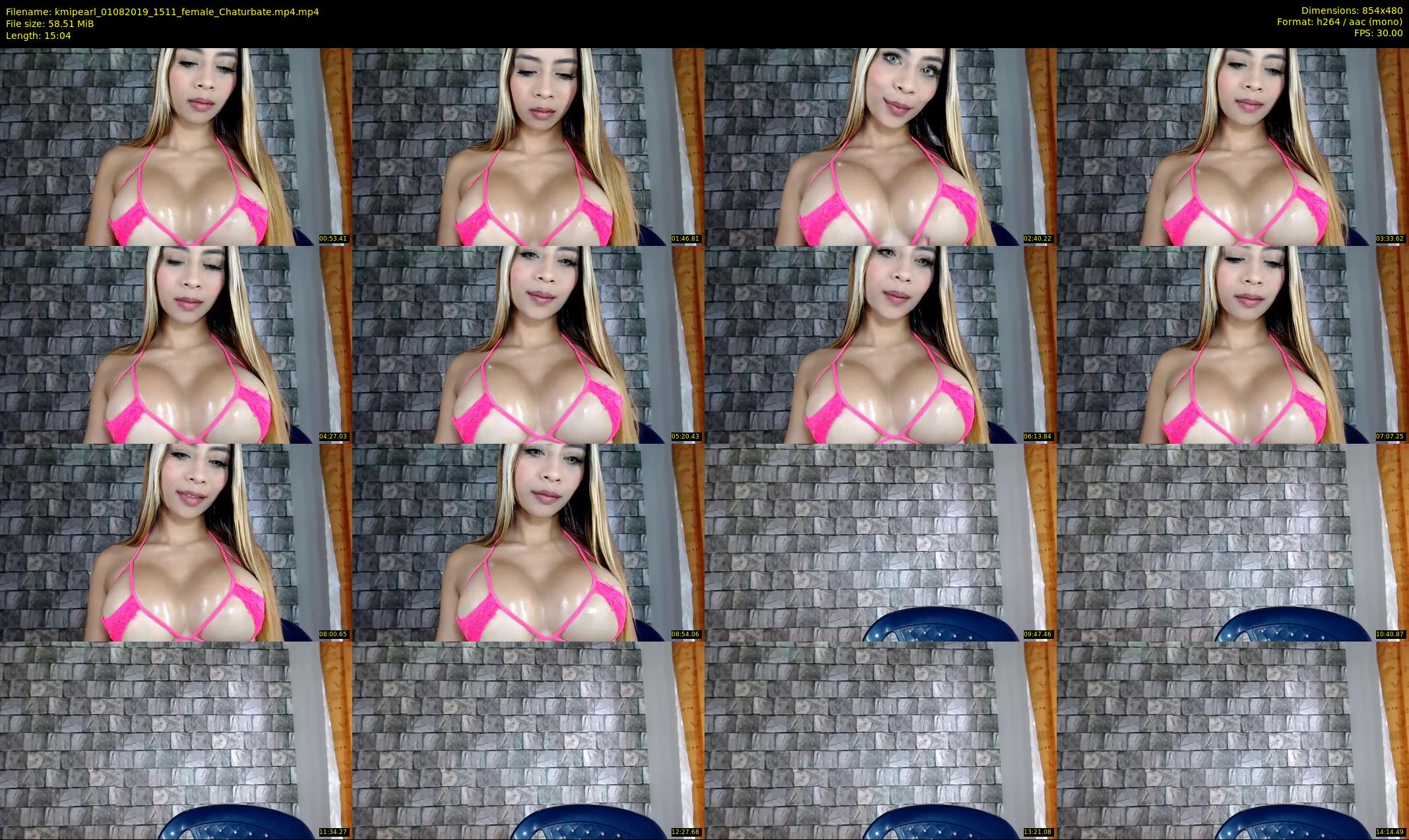 kmipearl — 16 minute Chaturbate female cam show recording, 480p, Aug 1, 2019