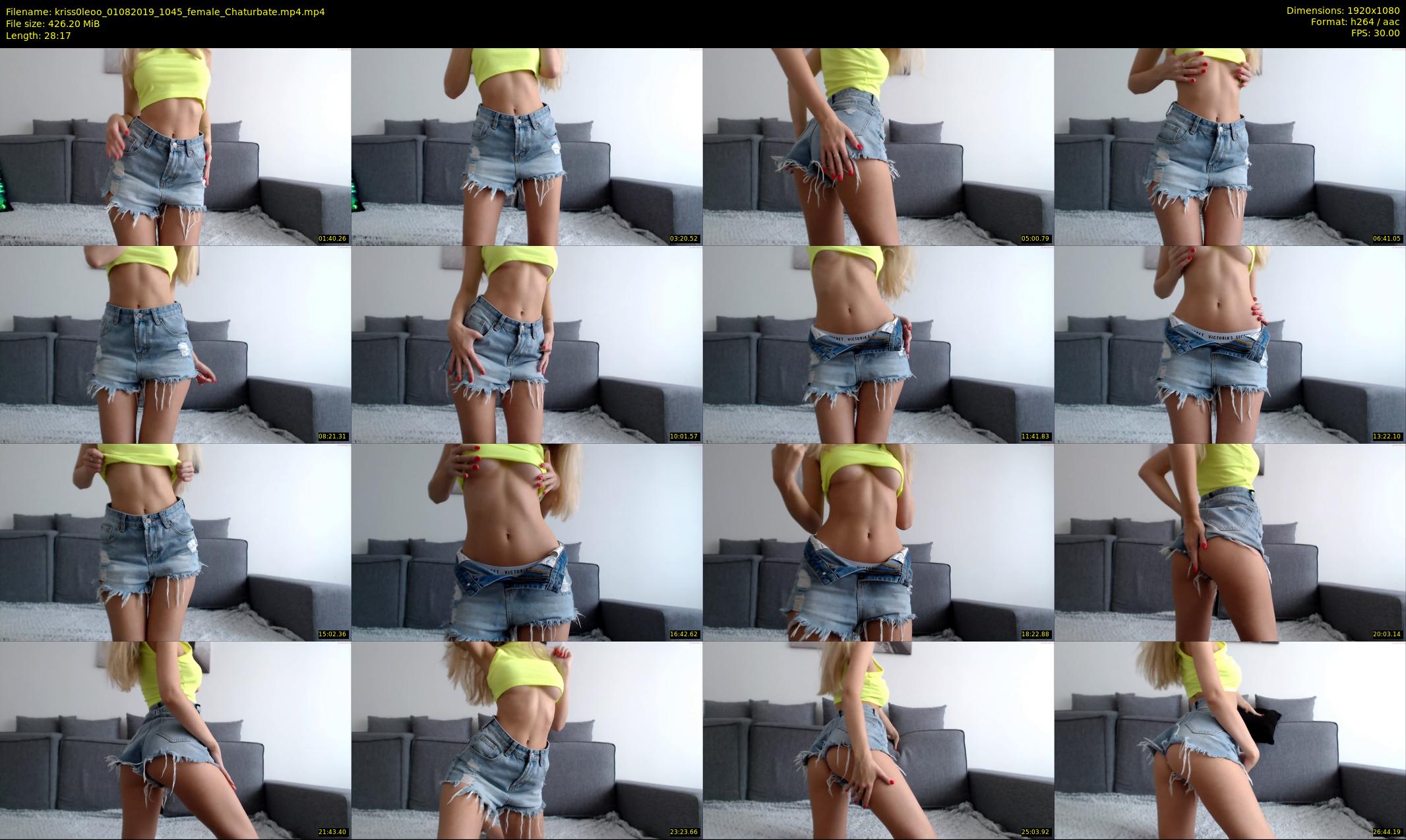 kriss0leoo — 29 minute Chaturbate couple cam show recording, 1080p, Aug 1, 2019