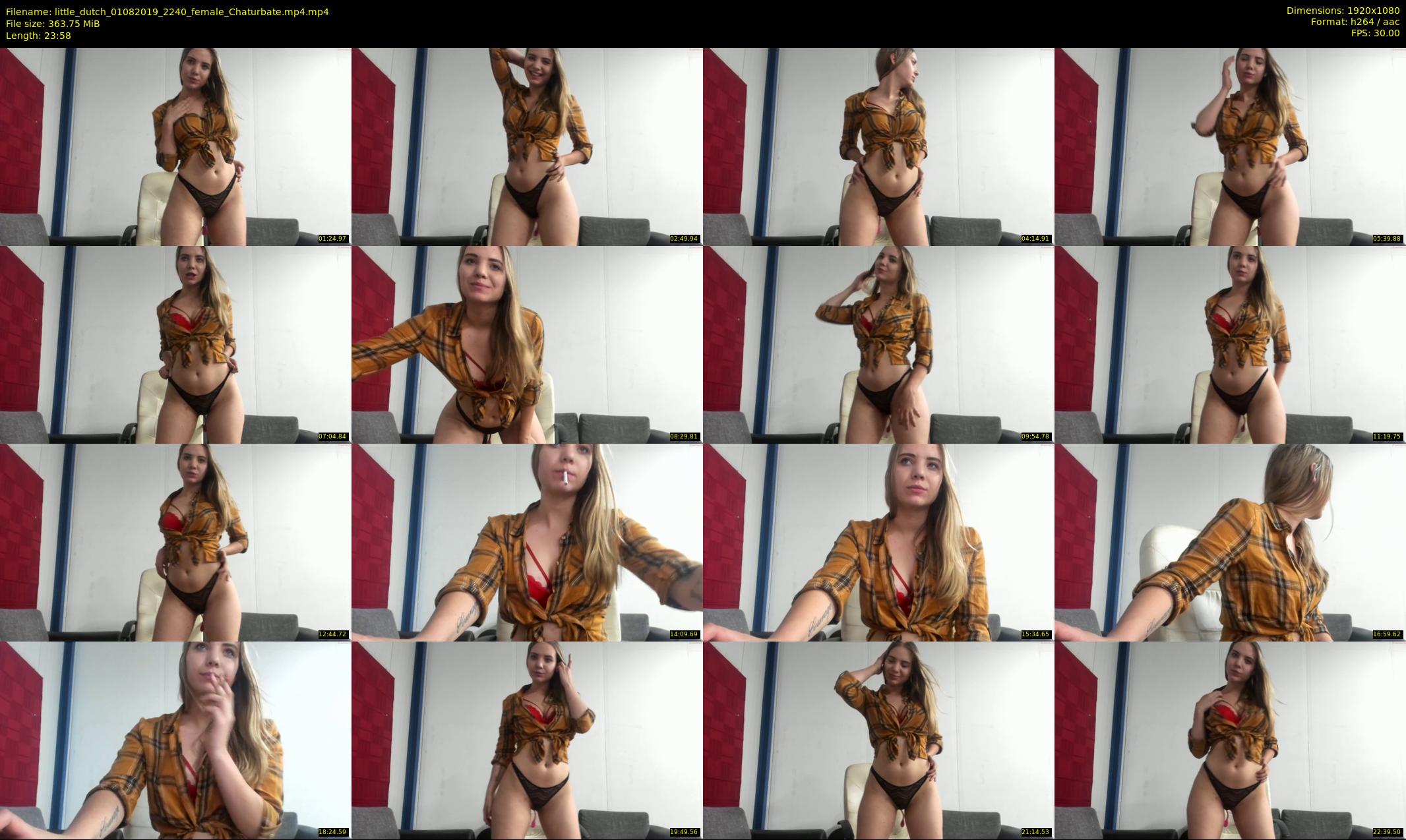 little_dutch — 24 minute Chaturbate female cam show recording, 1080p, Aug 1, 2019