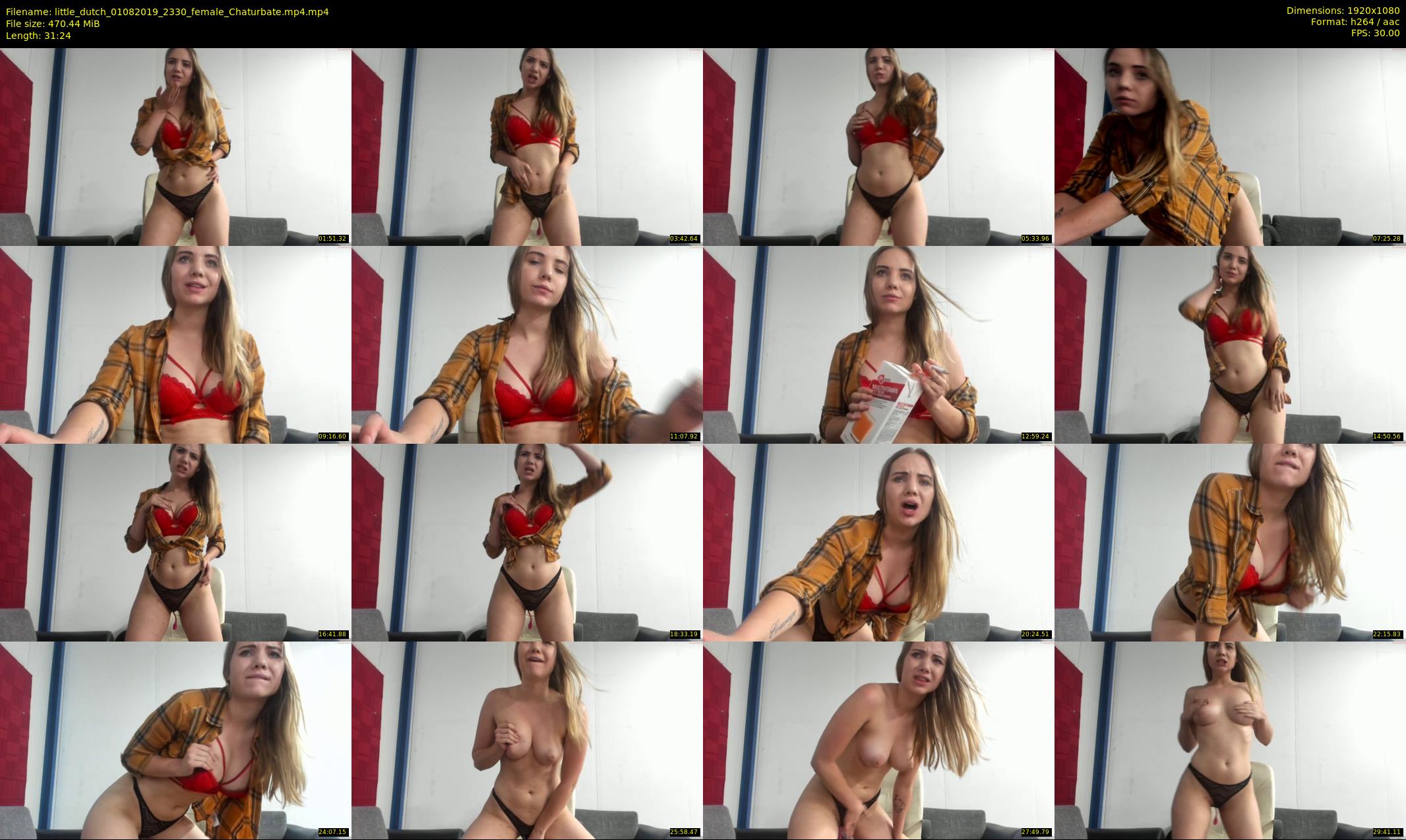little_dutch — 32 minute Chaturbate female cam show recording, 1080p, Aug 1, 2019