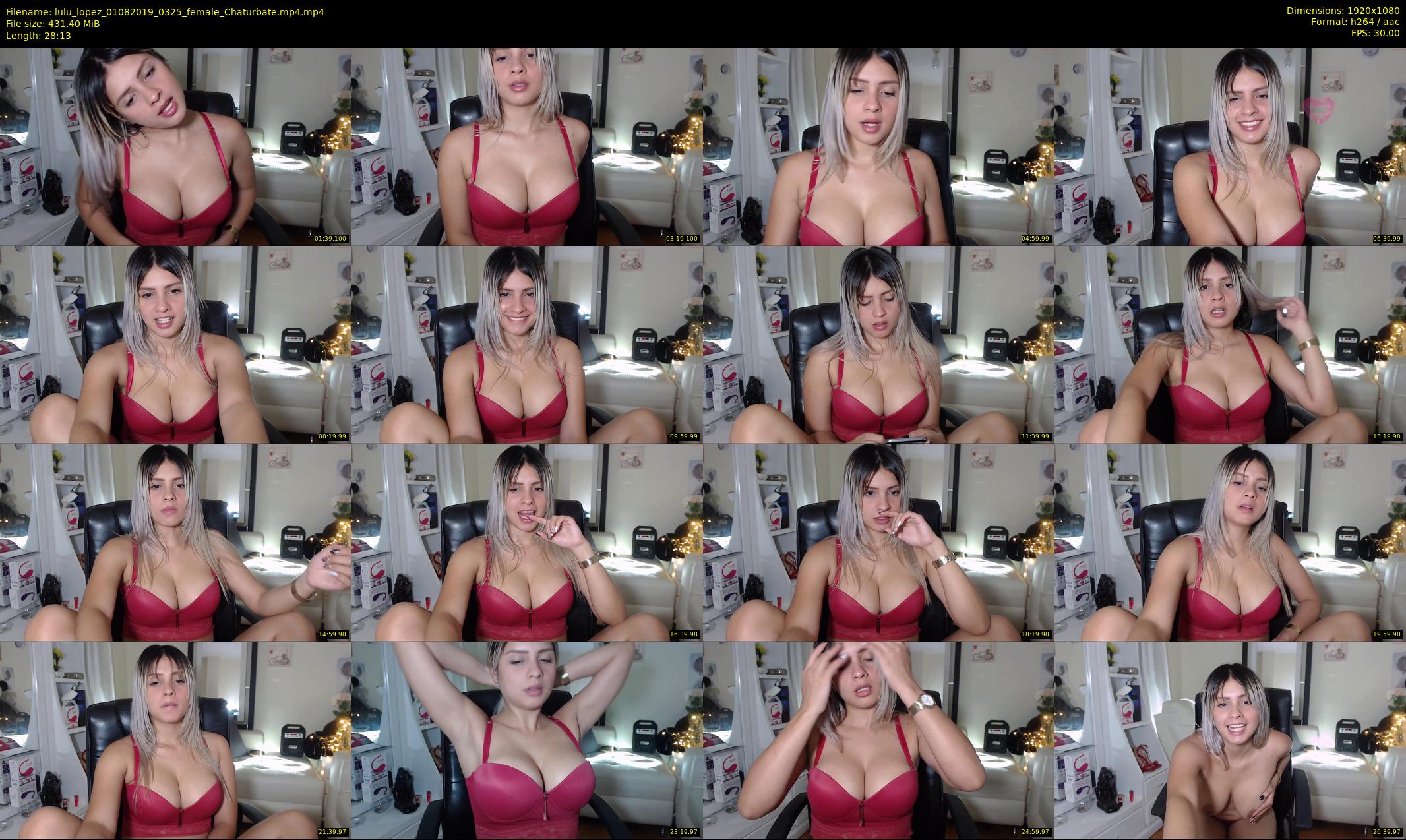 lulu_lopez — 29 minute Chaturbate female cam show recording, 1080p, Aug 1, 2019