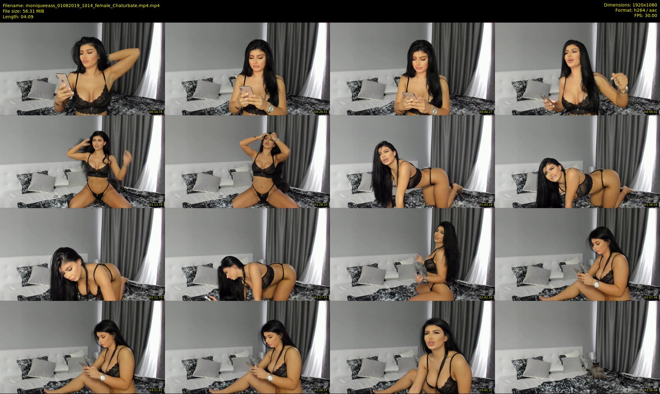moniqueeass — 5 minute Chaturbate female cam show recording, 1080p, Aug 1, 2019