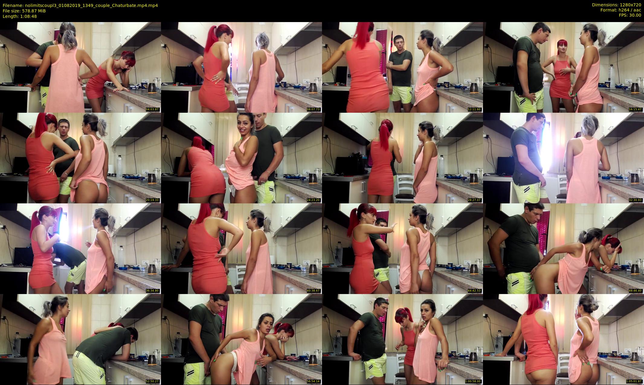 nolimitscoupl3 — 69 minute Chaturbate couple cam show recording, 720p, Aug 1, 2019
