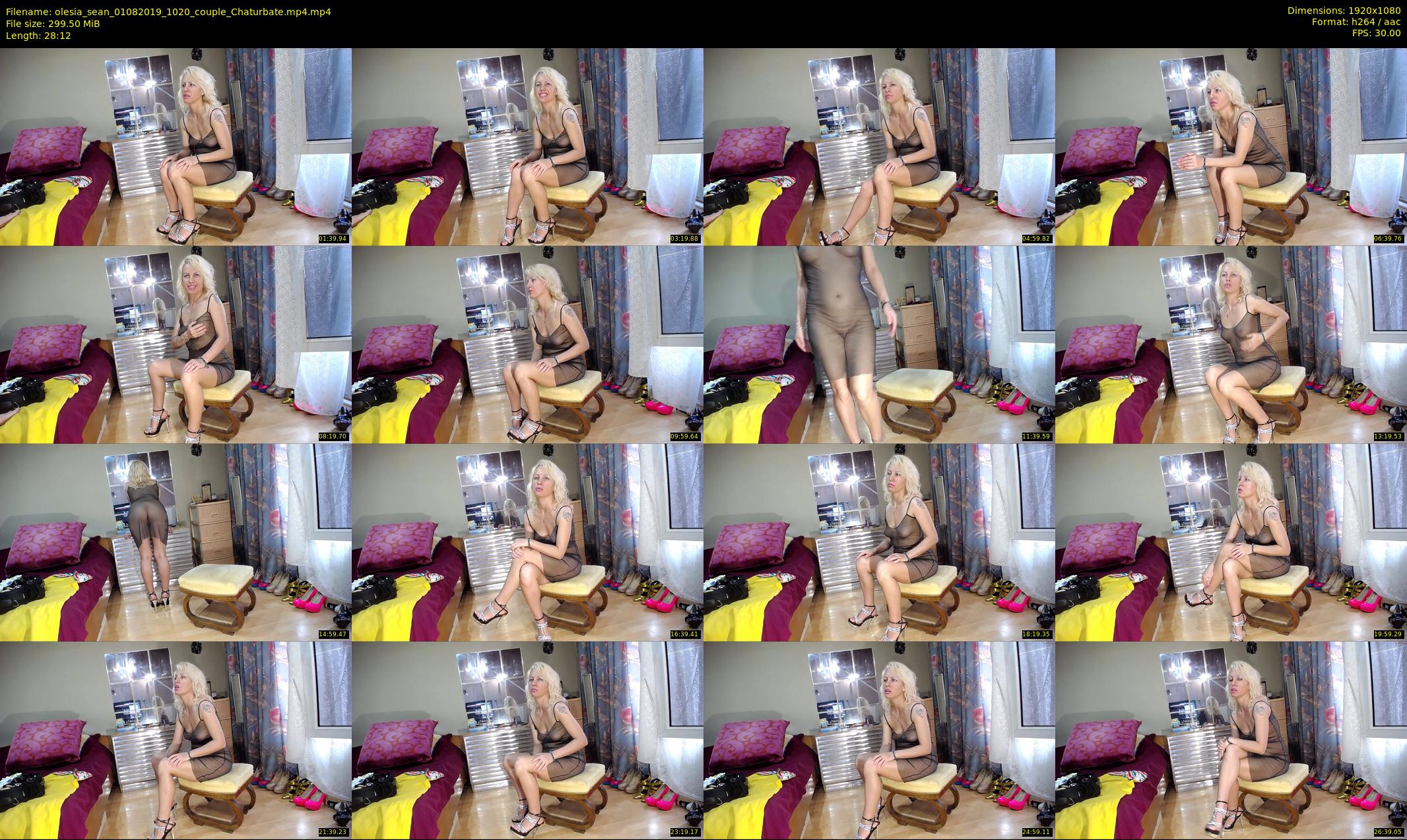 olesia_sean — 29 minute Chaturbate couple cam show recording, 1080p, Aug 1, 2019