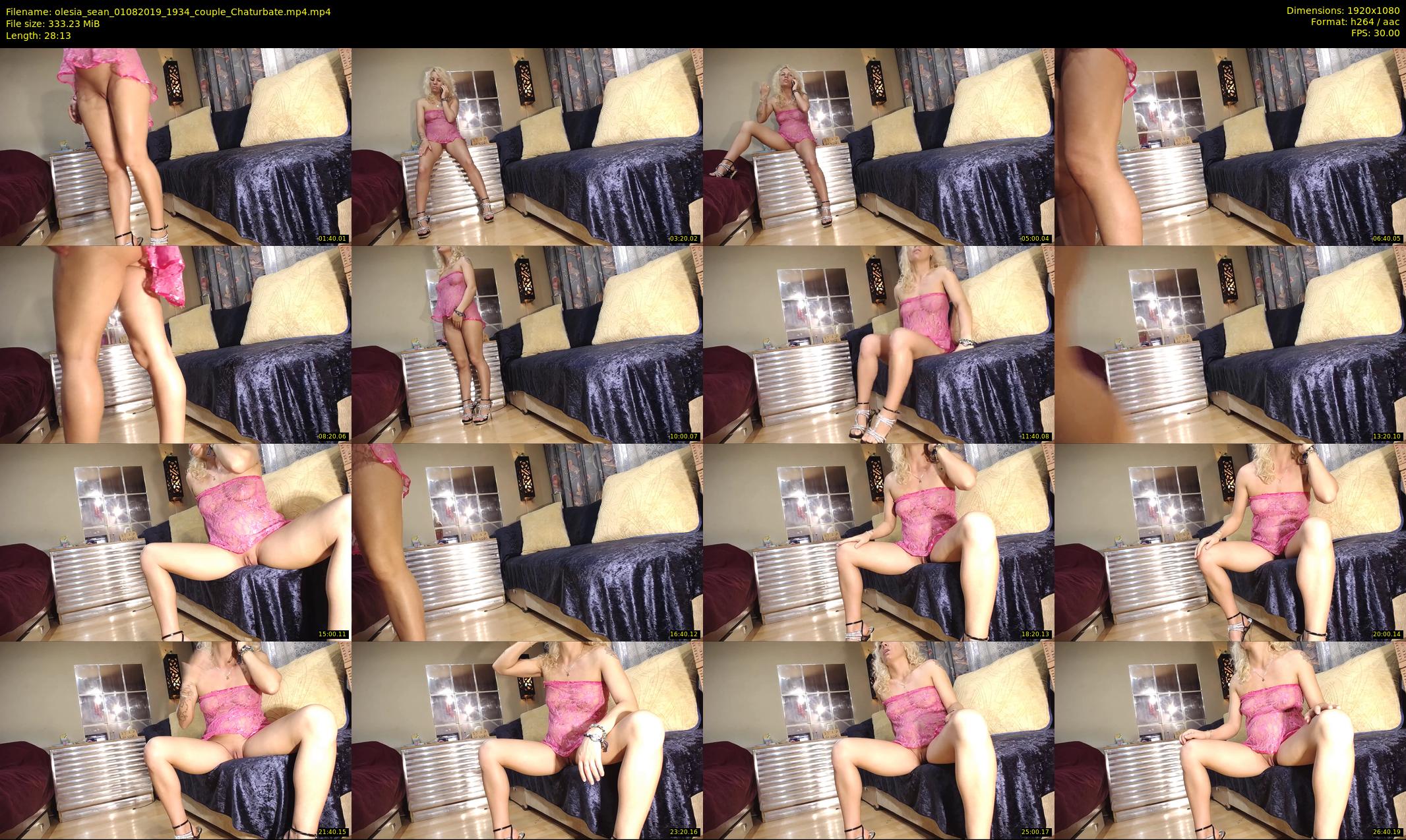 olesia_sean — 29 minute Chaturbate couple cam show recording, 1080p, Aug 1, 2019