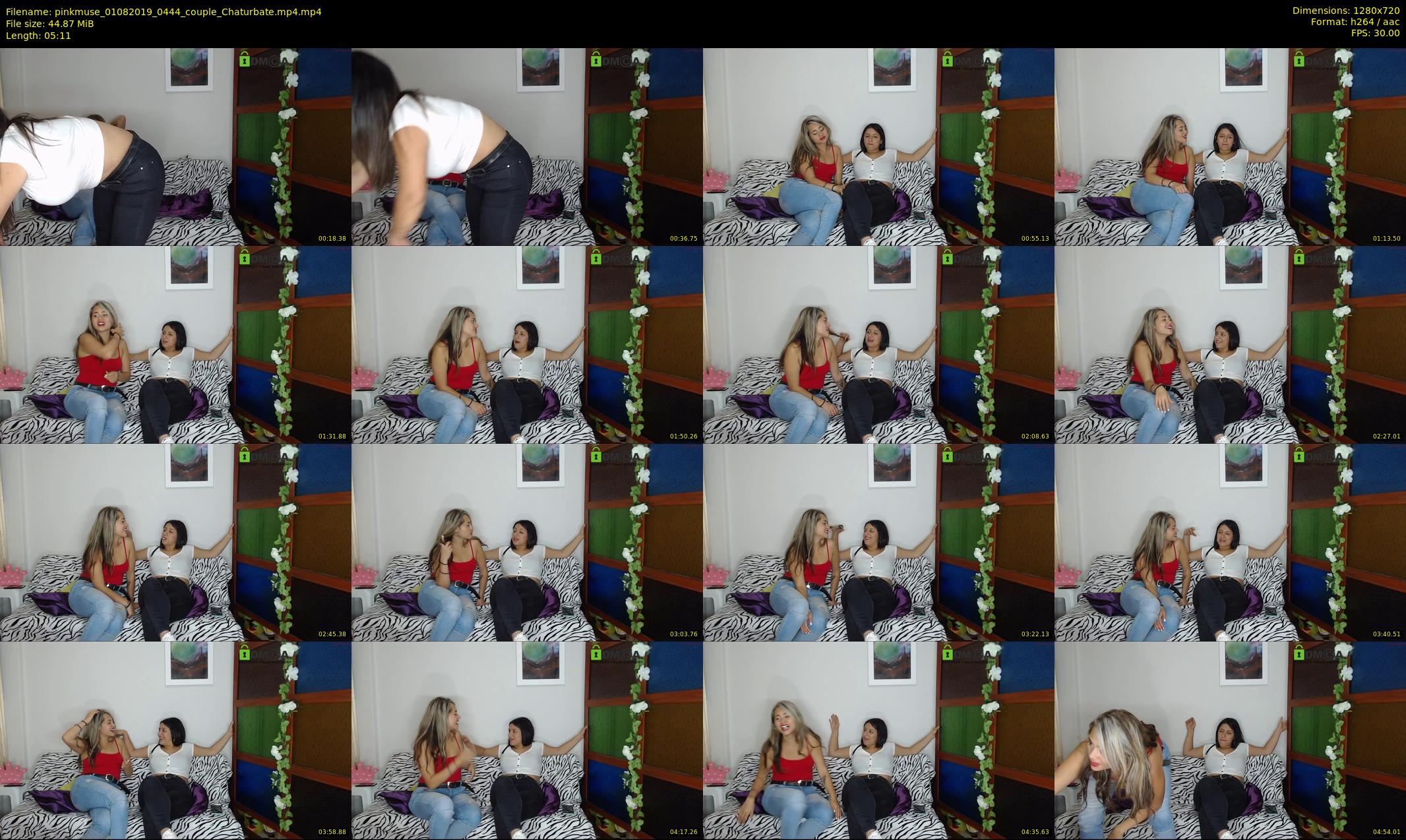 pinkmuse — 6 minute Chaturbate couple cam show recording, 720p, Aug 1, 2019