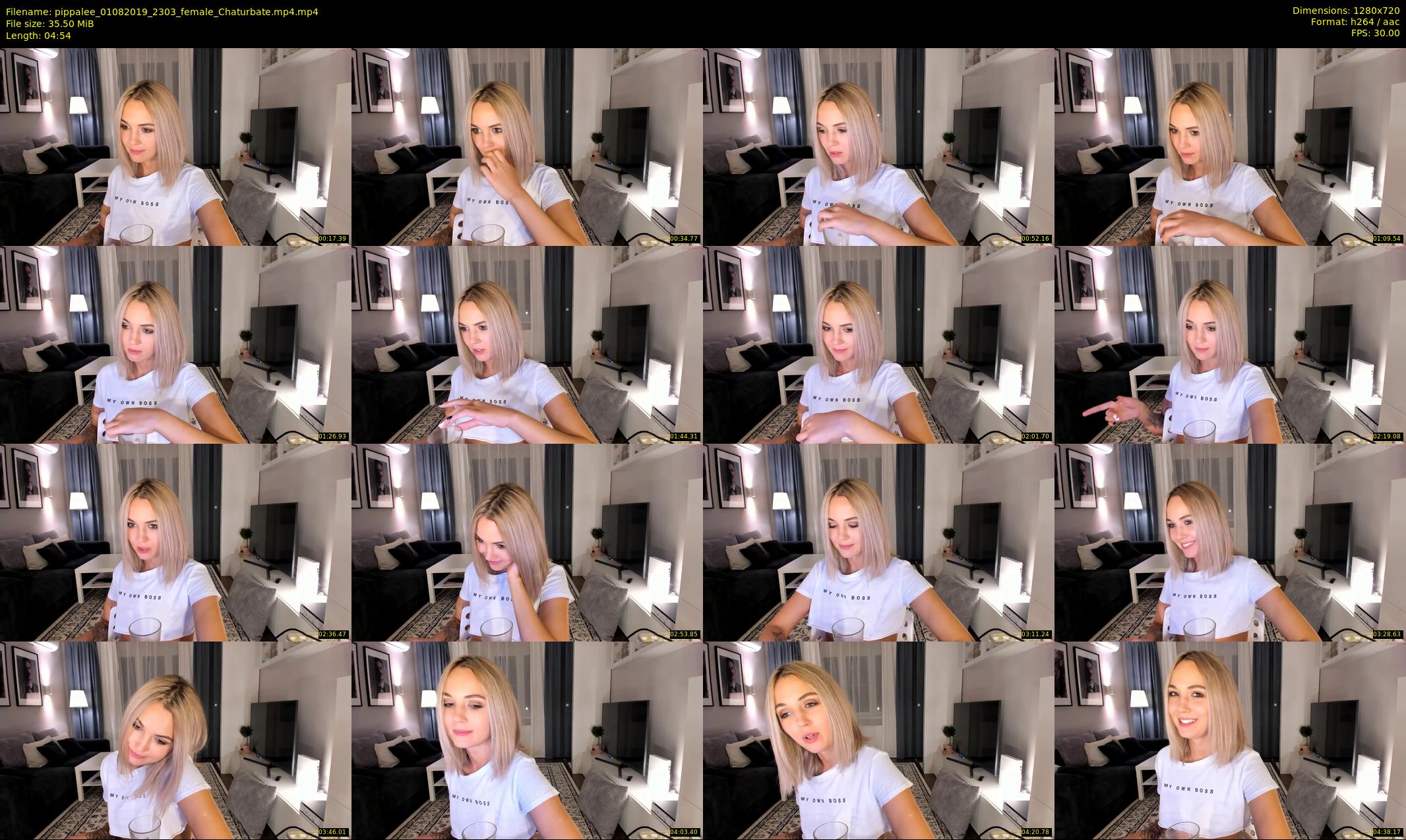 pippalee — 5 minute Chaturbate female cam show recording, 720p, Aug 1, 2019