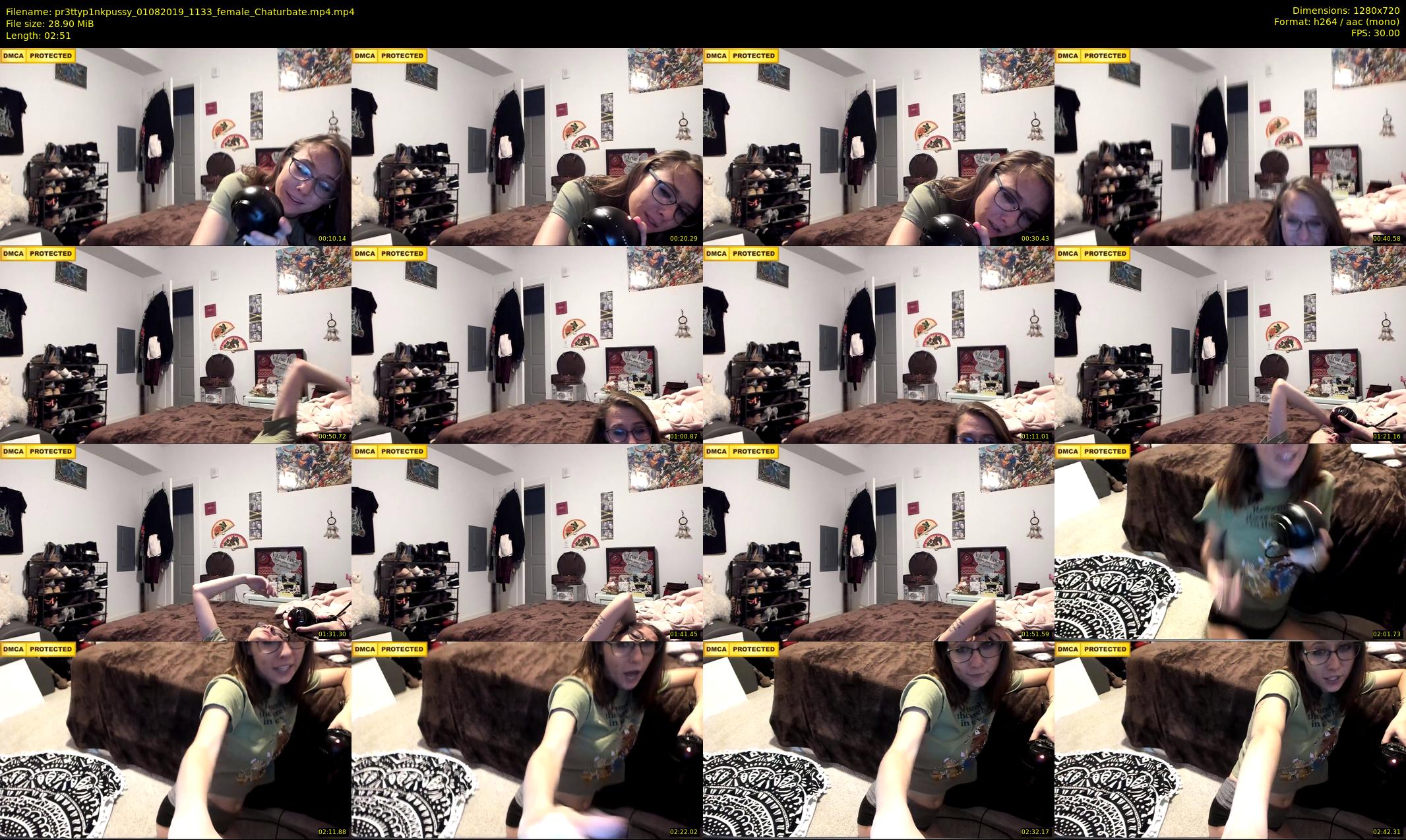 pr3ttyp1nkpussy — 3 minute Chaturbate couple cam show recording, 720p, Aug 1, 2019