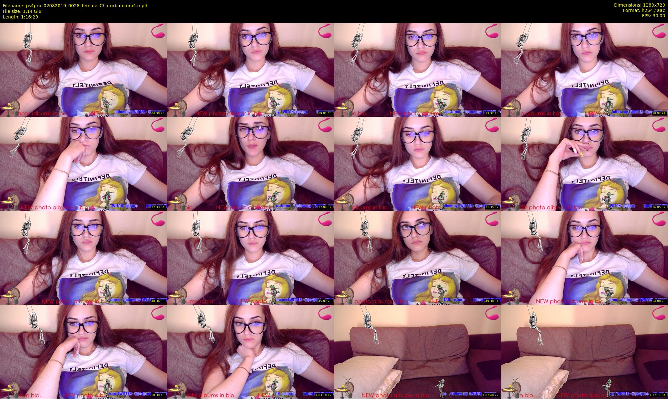 ps4pro — 77 minute Chaturbate female cam show recording, 720p, Aug 2, 2019