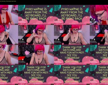 pyrowayne — 17 minute Chaturbate female cam show recording, 720p, Aug 2, 2019
