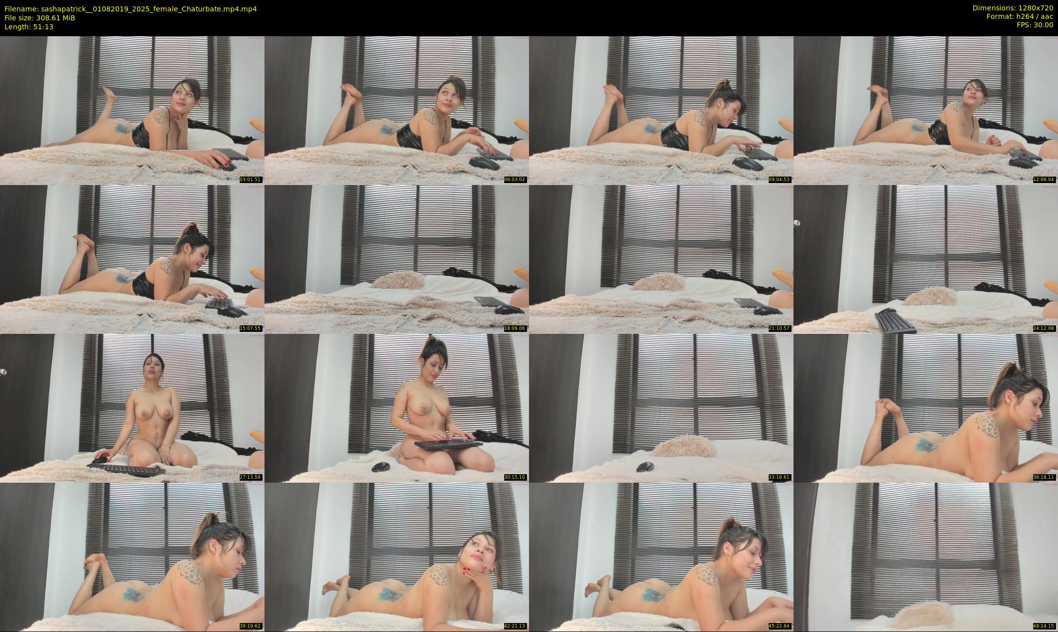 sashapatrick_ — 52 minute Chaturbate female cam show recording, 720p, Aug 1, 2019