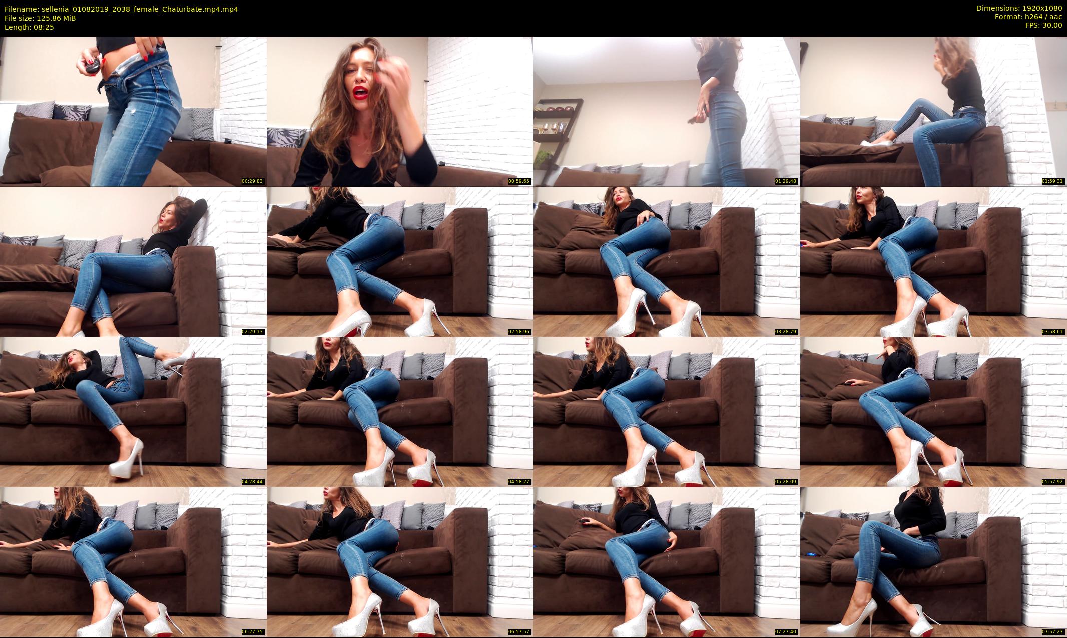 sellenia — 9 minute Chaturbate female cam show recording, 1080p, Aug 1, 2019