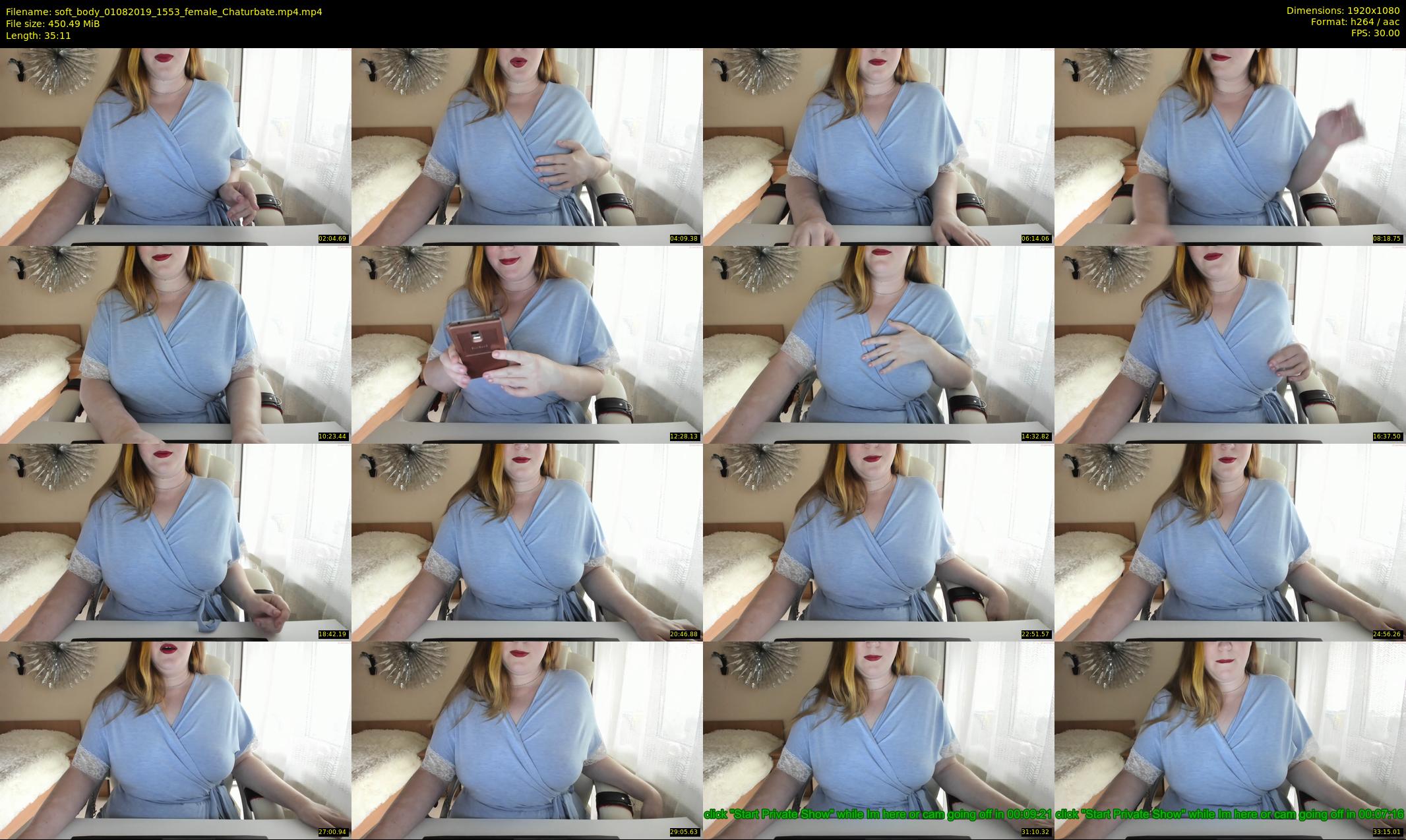 soft_body — 36 minute Chaturbate female cam show recording, 1080p, Aug 1, 2019