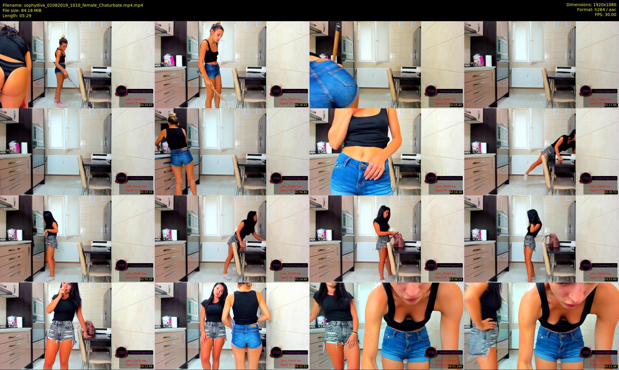 sophydiva — 6 minute Chaturbate female cam show recording, 1080p, Aug 1, 2019