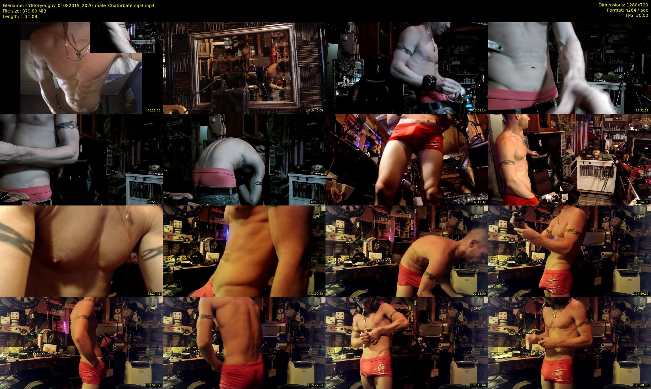 str8foryouguy — 92 minute Chaturbate male cam show recording, 720p, Aug 1, 2019
