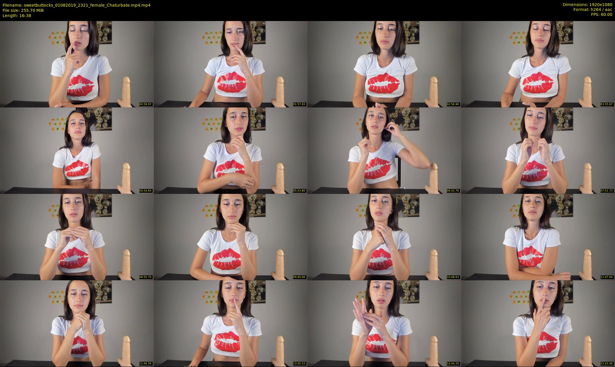 sweetbuttocks — 17 minute Chaturbate female cam show recording, 1080p, Aug 1, 2019
