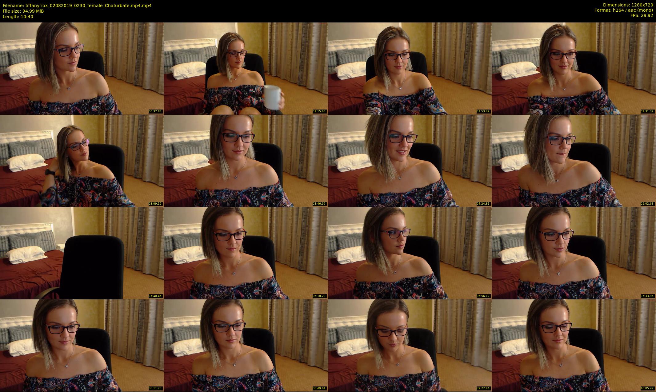 tiffanyriox — 11 minute Chaturbate female cam show recording, 720p, Aug 2, 2019