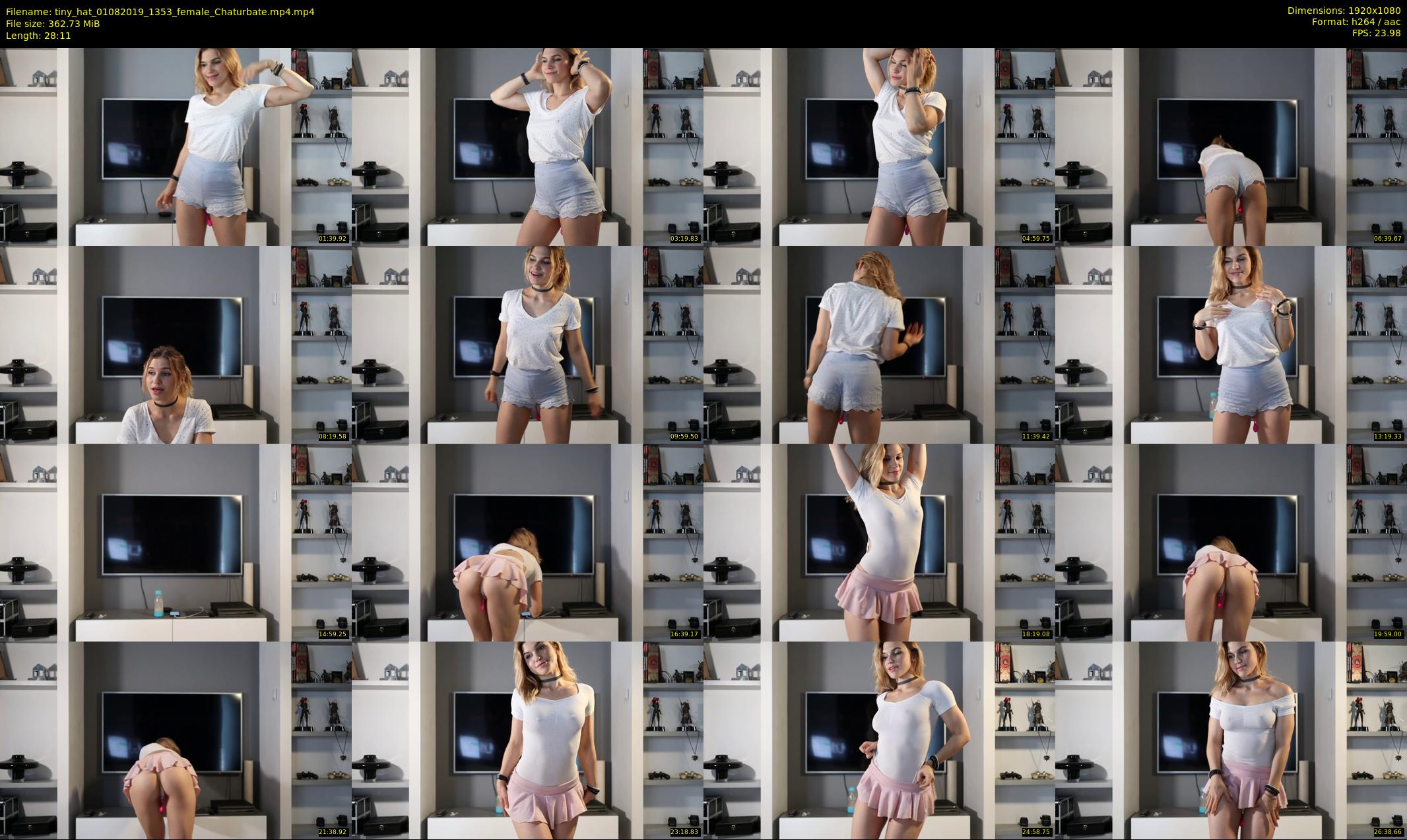 tiny_hat — 29 minute Chaturbate female cam show recording, 1080p, Aug 1, 2019