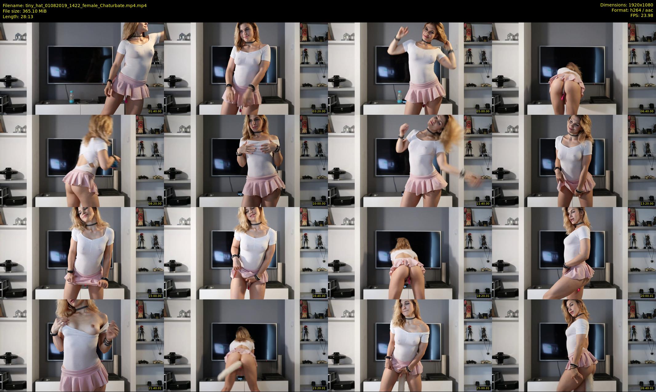 tiny_hat — 29 minute Chaturbate female cam show recording, 1080p, Aug 1, 2019