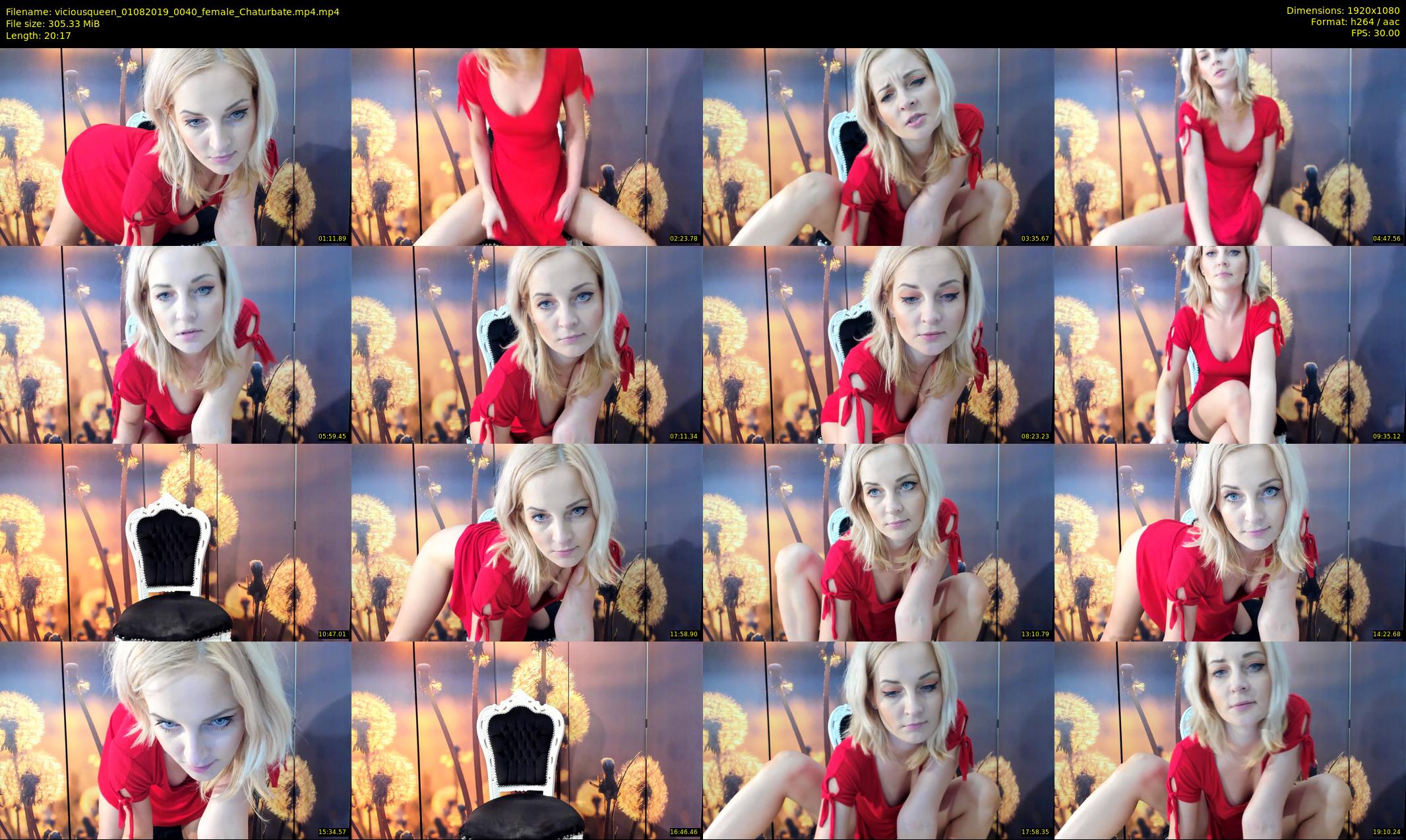 viciousqueen — 21 minute Chaturbate female cam show recording, 1080p, Aug 1, 2019