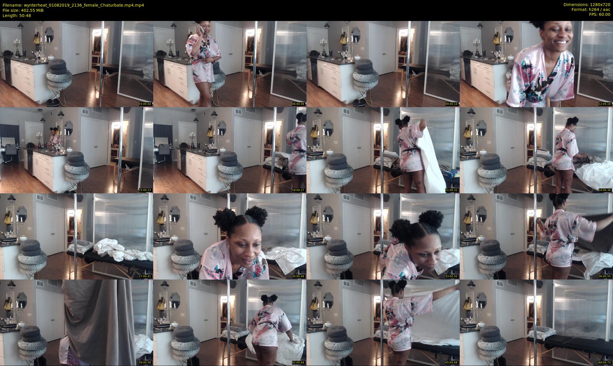 wynterheat — 51 minute Chaturbate female cam show recording, 720p, Aug 1, 2019