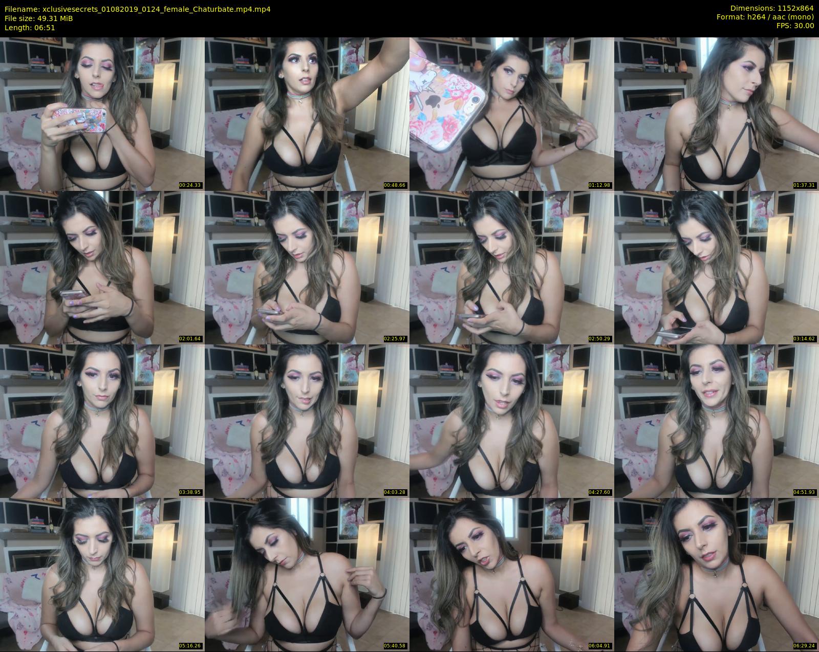 xclusivesecrets — 7 minute Chaturbate female cam show recording, 720p, Aug 1, 2019