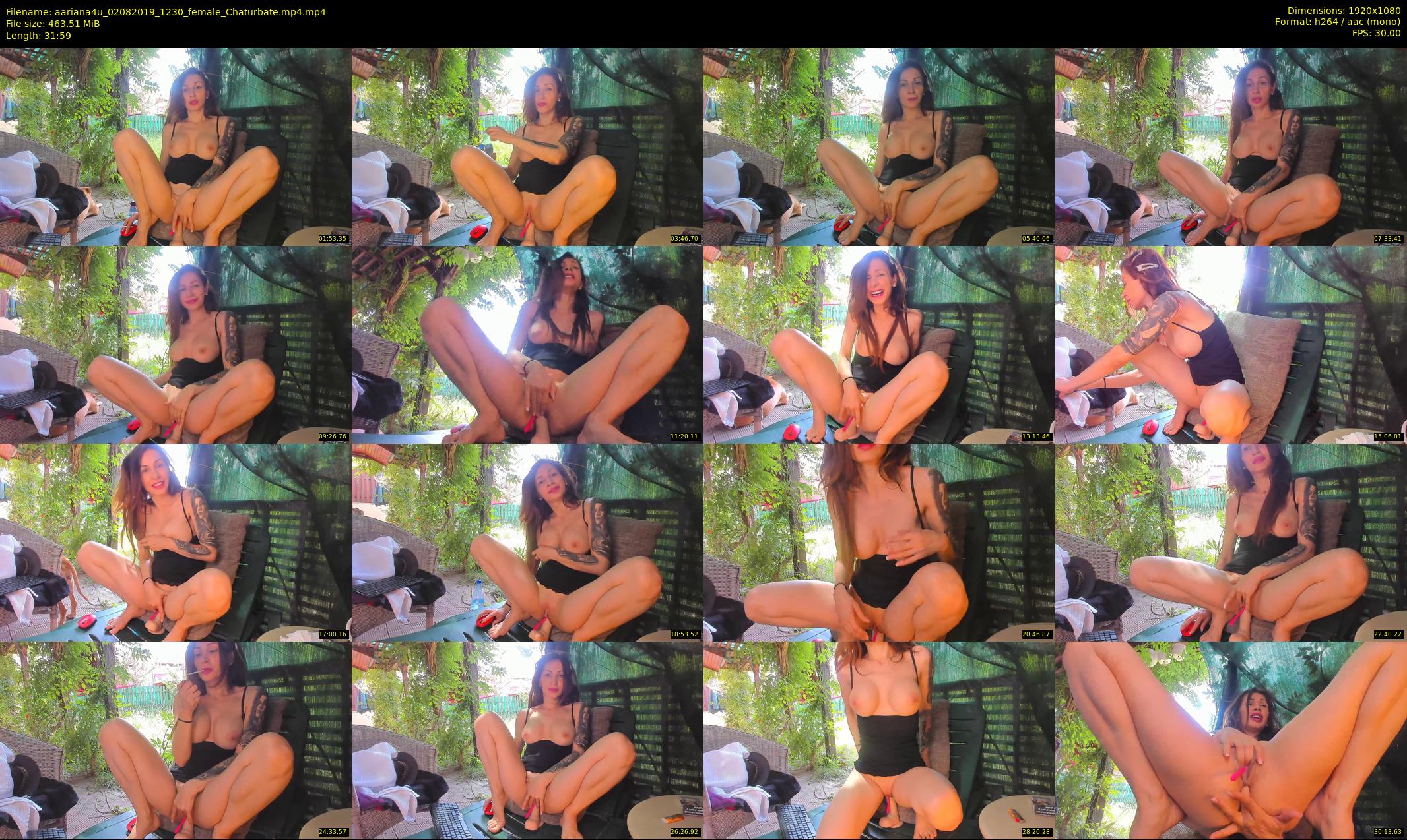 aariana4u — 32 minute Chaturbate female cam show recording, 1080p, Aug 2, 2019